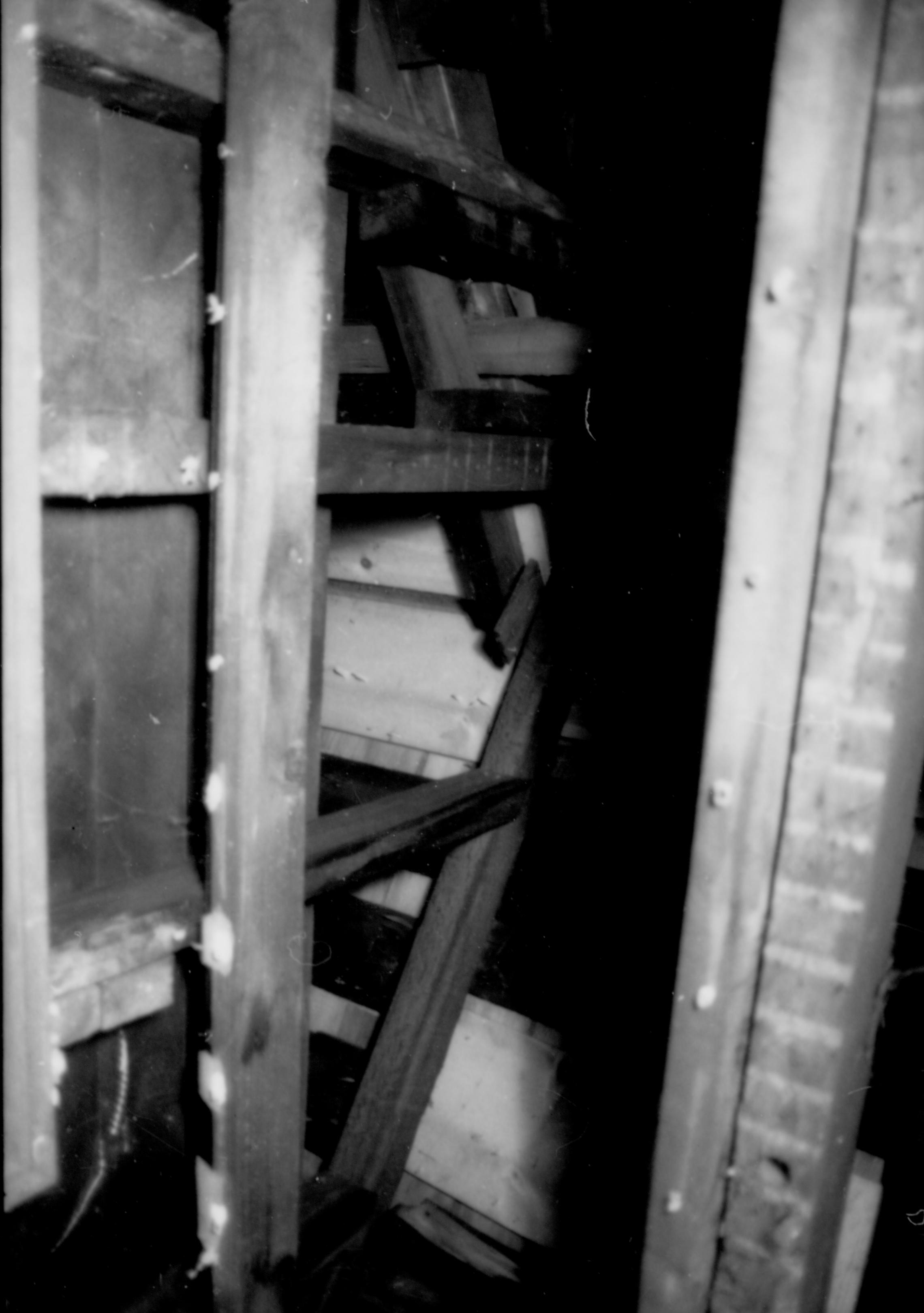 Dean House  Lincoln Home NHS- Dean House pre-restoration, 87650 Dean House, restoration