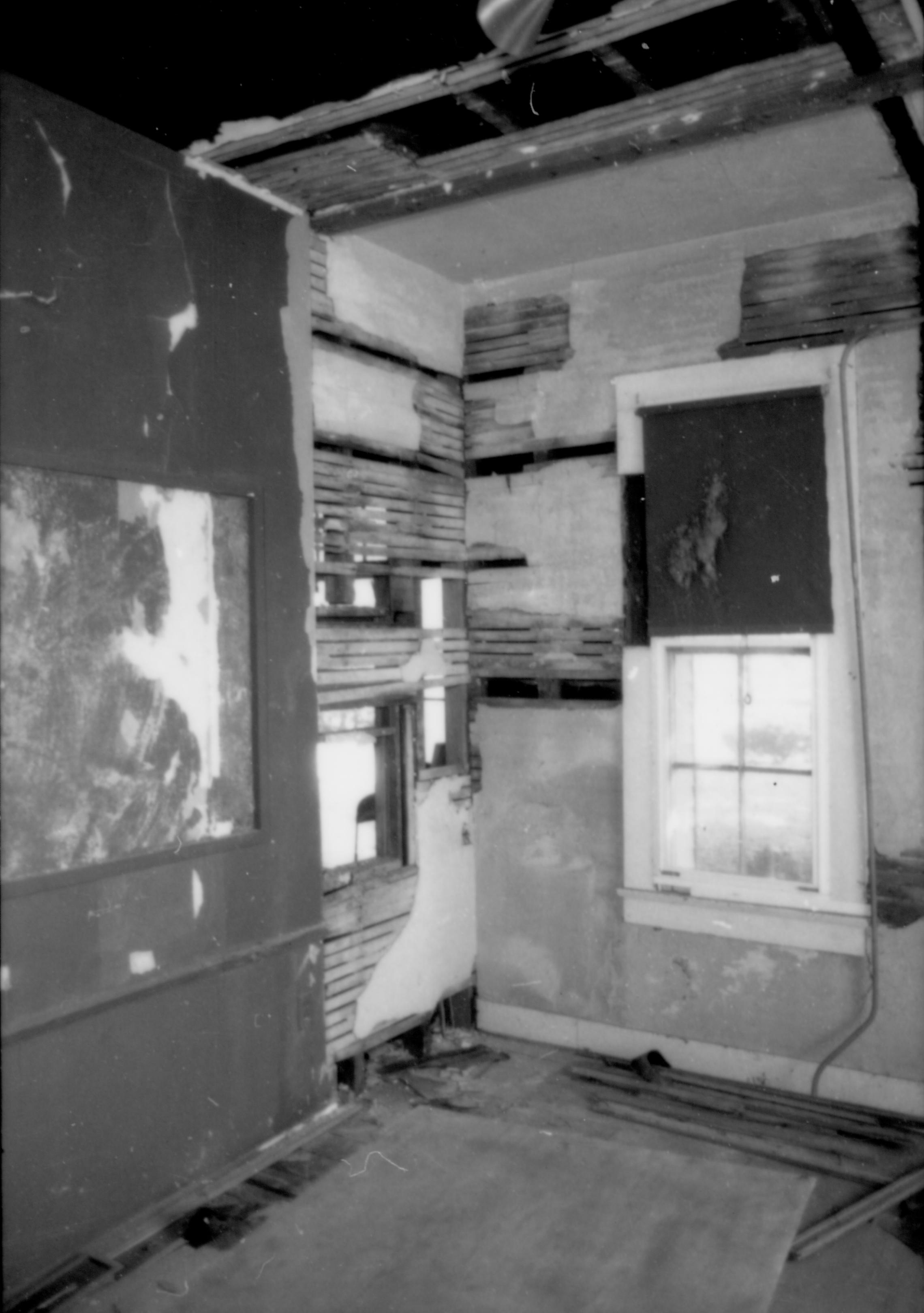 Dean House  Lincoln Home NHS- Dean House pre-restoration, 87650 Dean House, restoration