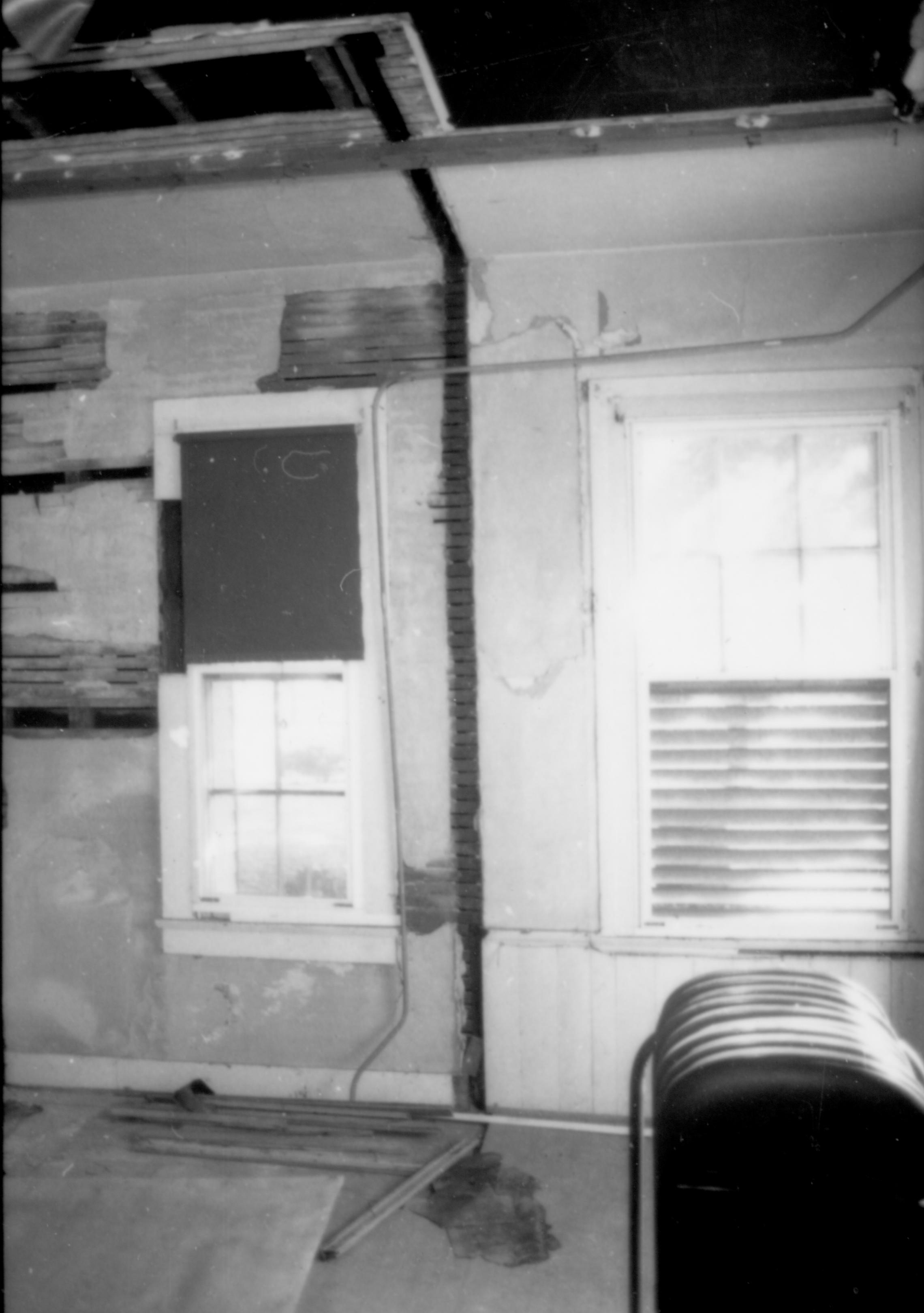 Dean House  Lincoln Home NHS- Dean House pre-restoration, 87650 Dean House, restoration