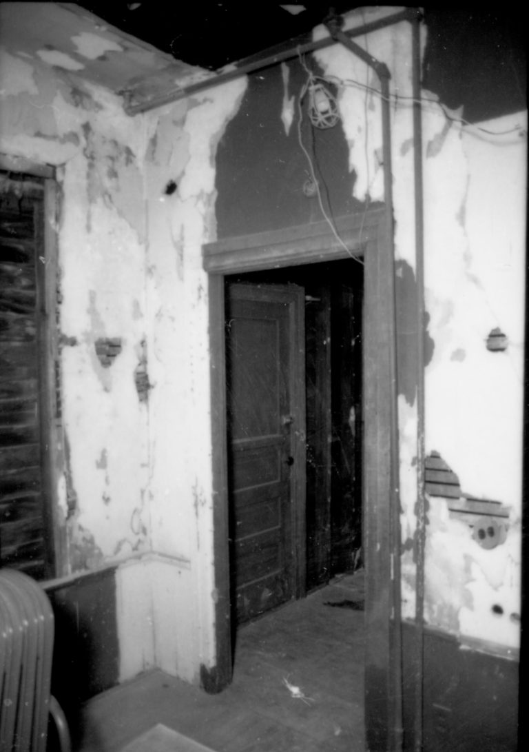 Dean House  Lincoln Home NHS- Dean House pre-restoration, 87650 Dean House, restoration