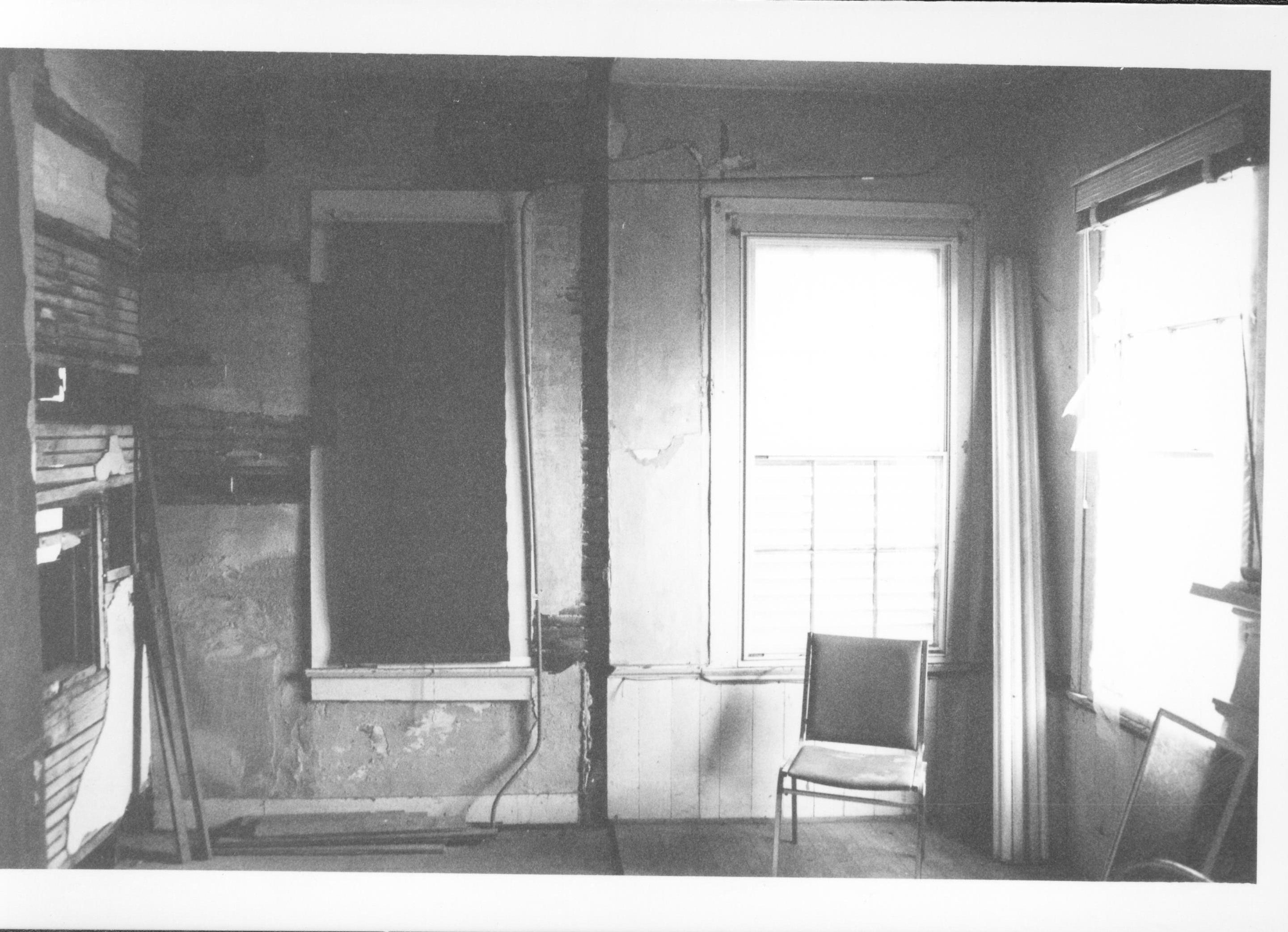 Dean House pre-restoration, detail north elevation from north-northeast Lincoln Home NHS- Dean House pre-restoration Dean House, restoration