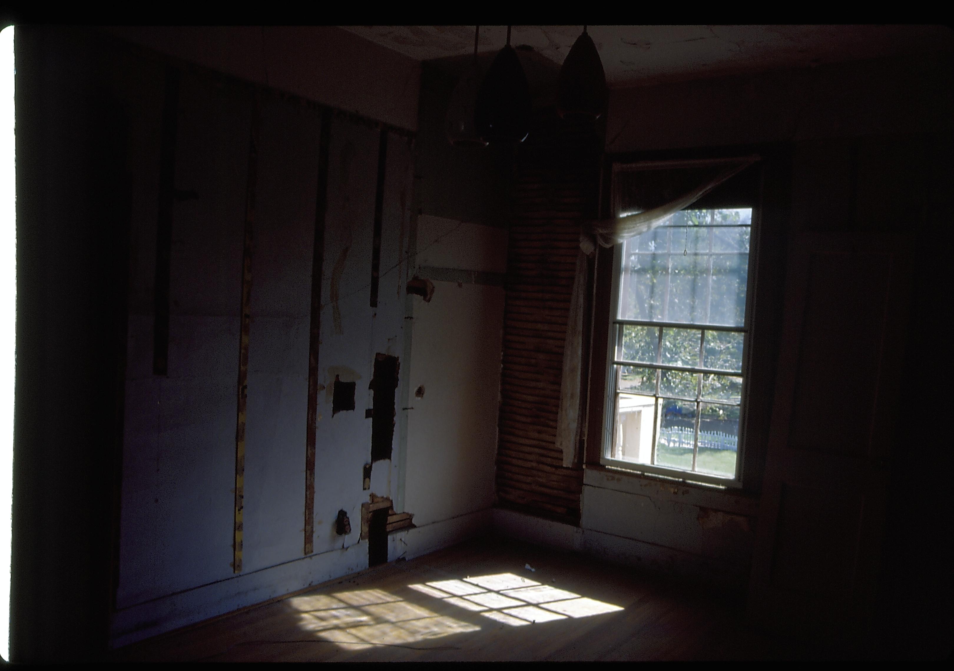 Dean House  Lincoln Home NHS- Dean House pre-restoration, 1st and 2nd Floor, 102 Dean House, restoration
