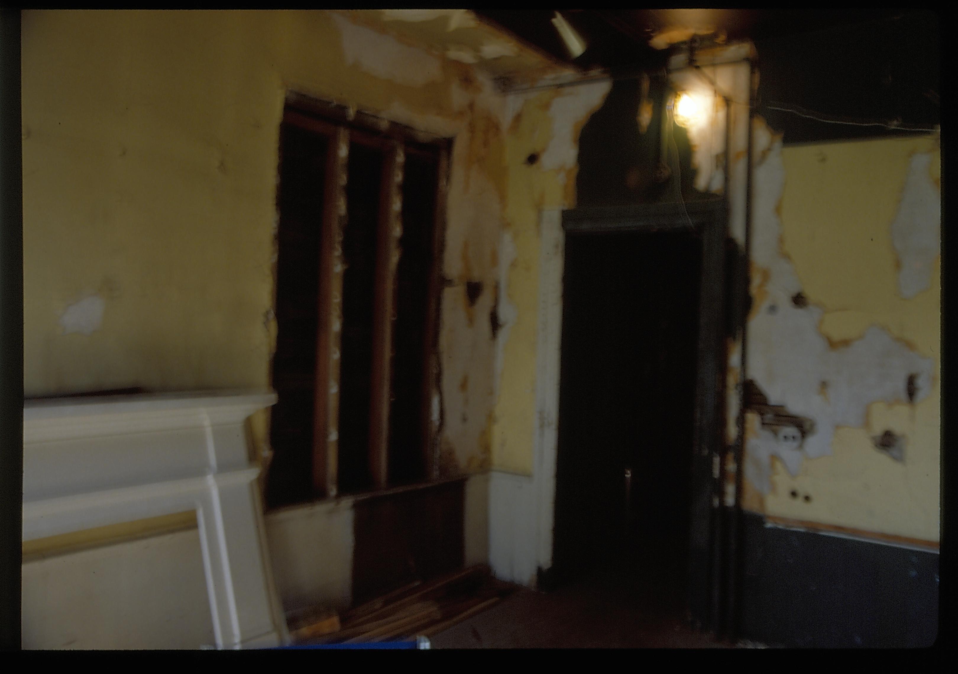 Dean House  Lincoln Home NHS- Dean House pre-restoration, 1st and 2nd Floor, 94 Dean House, restoration
