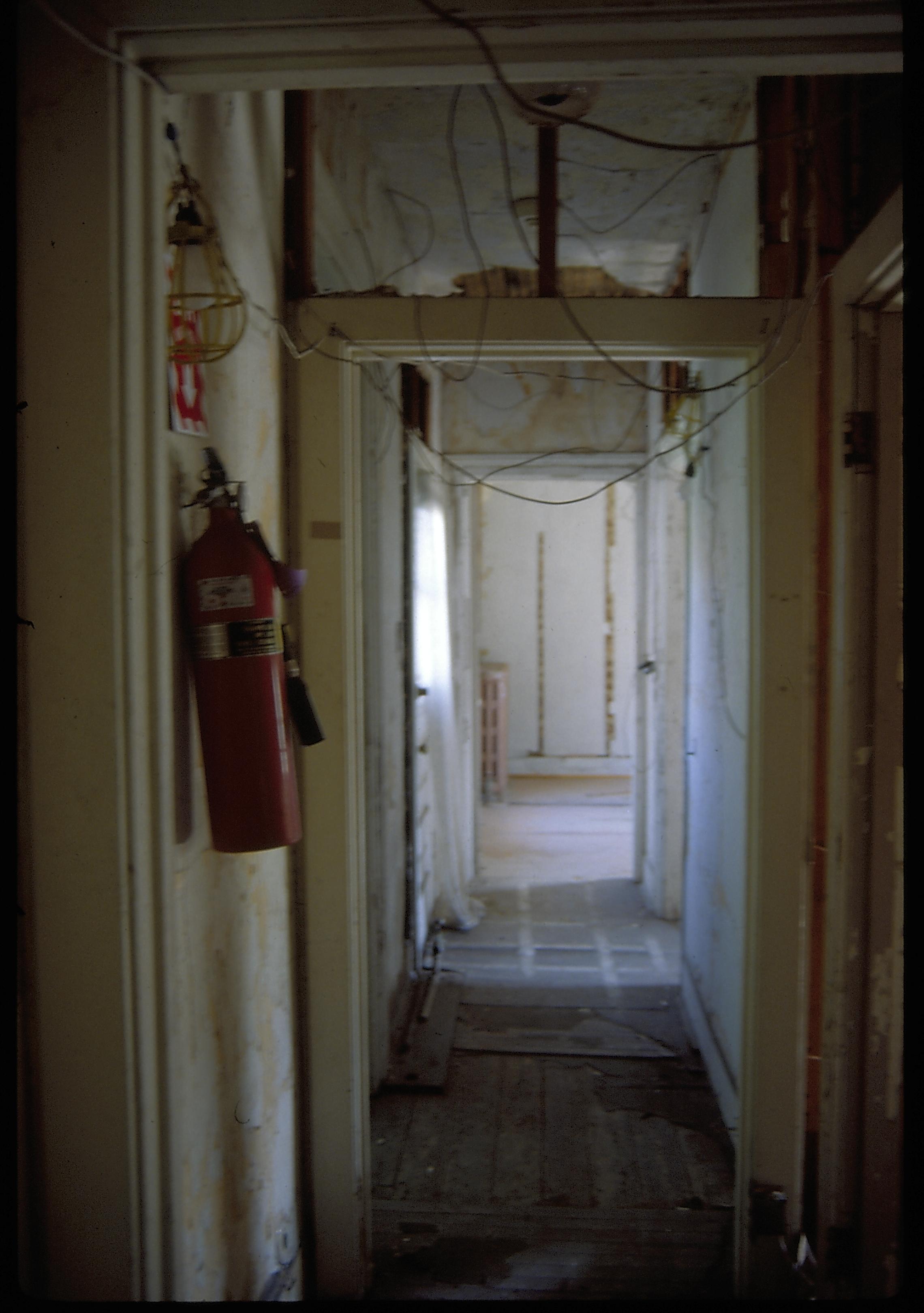 Dean House  Lincoln Home NHS- Dean House pre-restoration, 1st and 2nd Floor, 112 Dean House, restoration