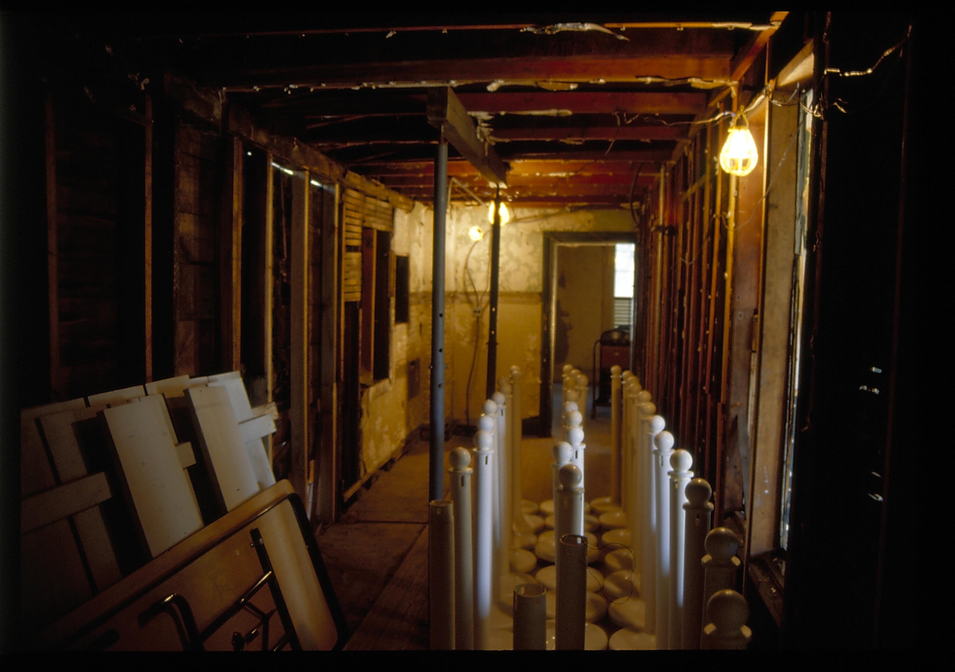Dean House  Lincoln Home NHS- Dean House pre-restoration, 1st and 2nd Floor, 96  Dean House, restoration