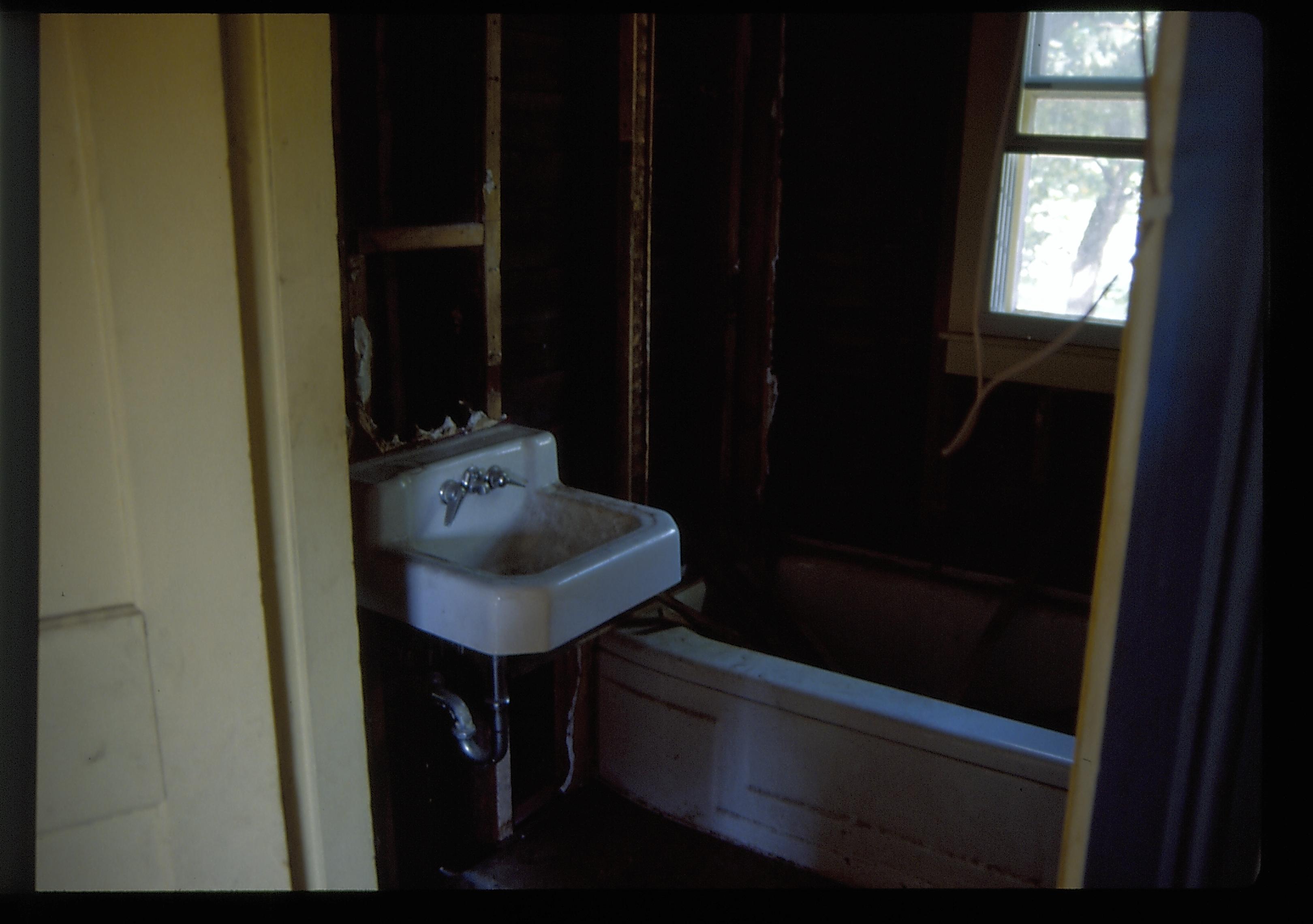 Dean House  Lincoln Home NHS- Dean House pre-restoration, 1st and 2nd Floor, 111 Dean House, restoration