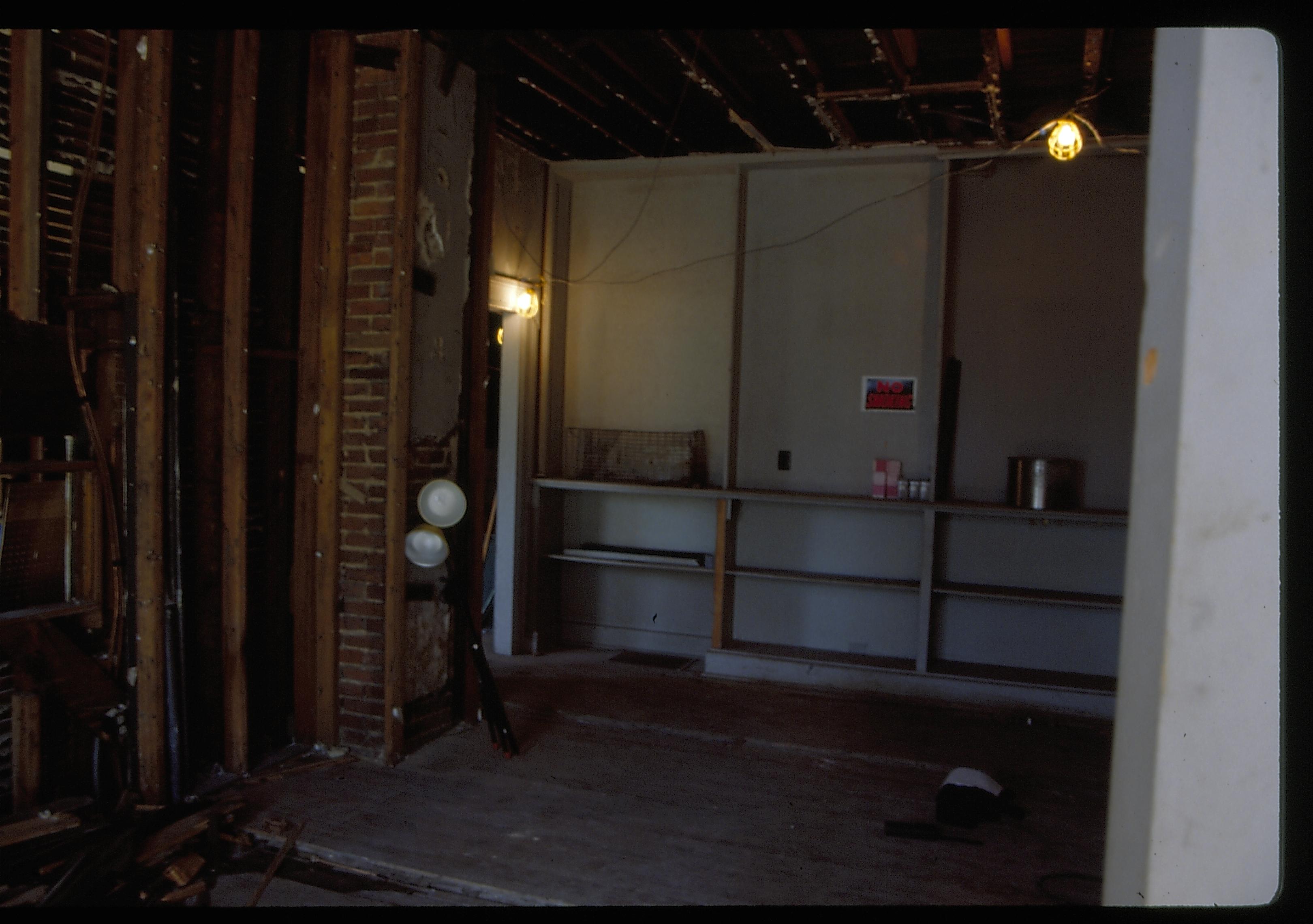 Dean House  Lincoln Home NHS- Dean House pre-restoration, 1st and 2nd Floor, 9 Dean House, restoration