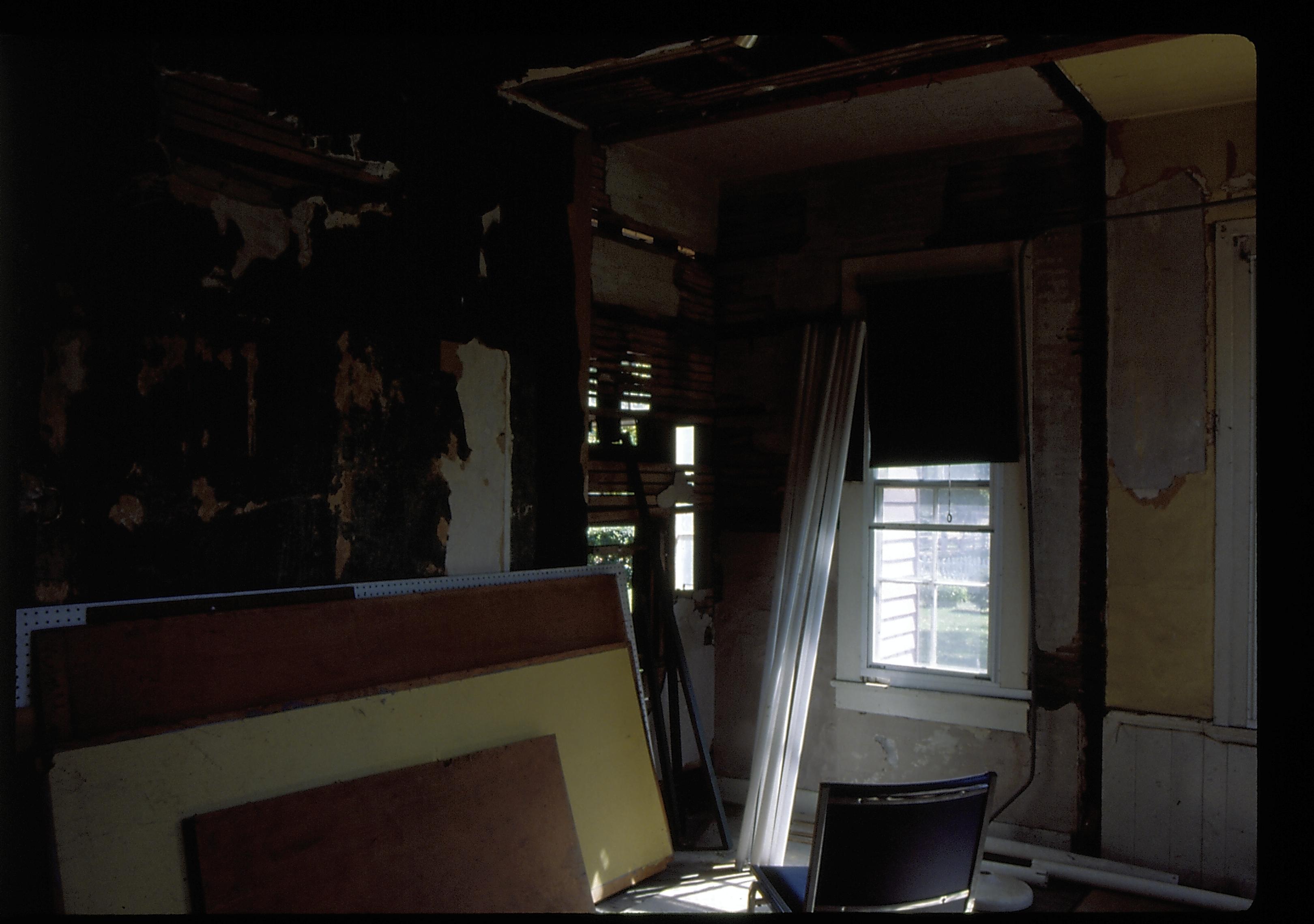 Dean House  Lincoln Home NHS- Dean House pre-restoration, 1st and 2nd Floor, 92 Dean House, restoration