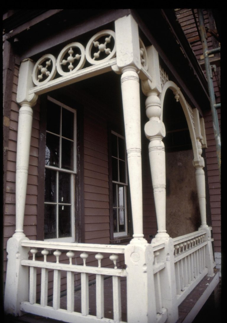 Dean House Lincoln Home NHS- Dean House pre-restoration, 24 Dean House, restoration