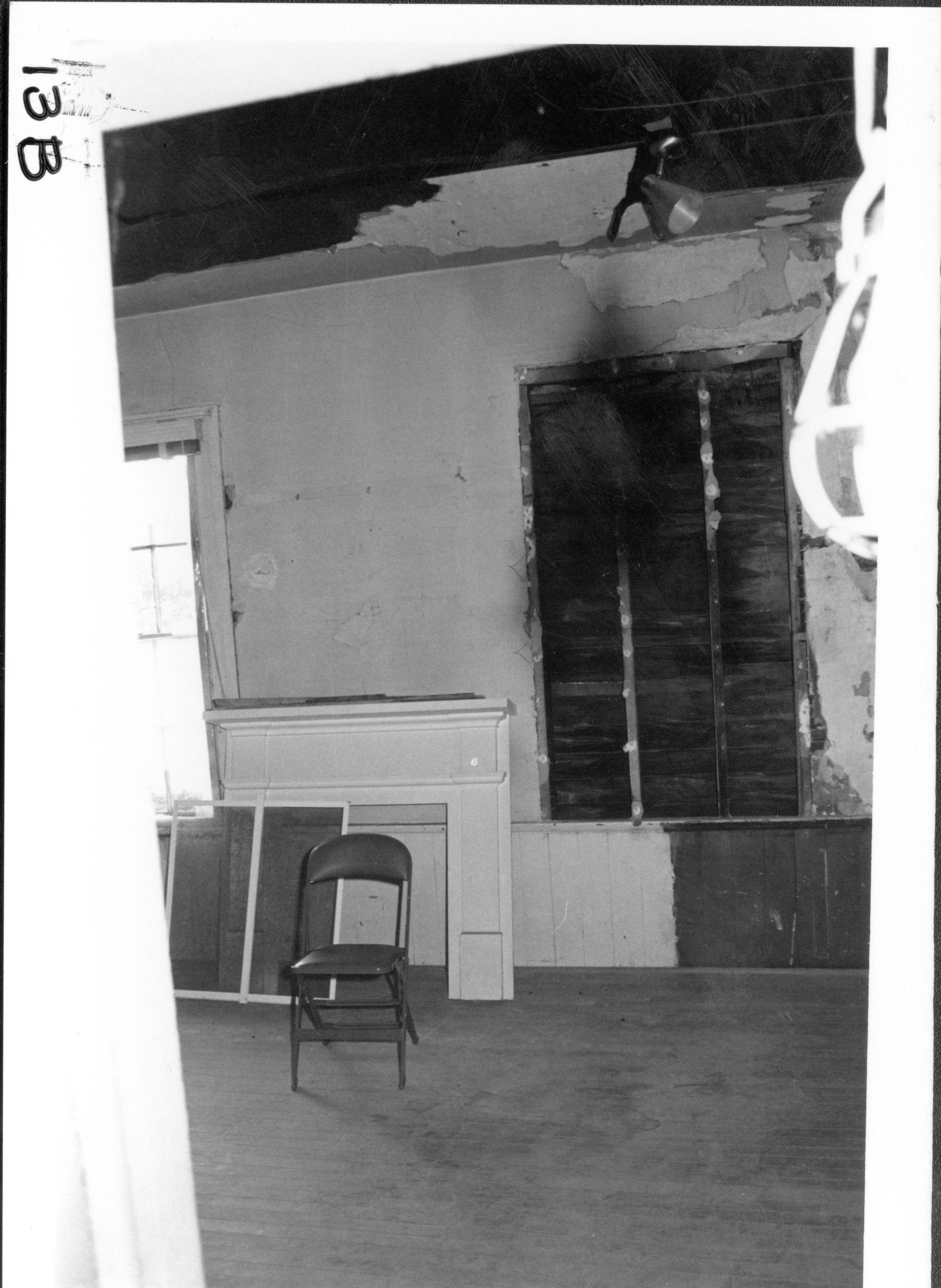 Dean House pre-restoration Lincoln Home NHS- Dean House pre-restoration, 13B Dean House, restoration