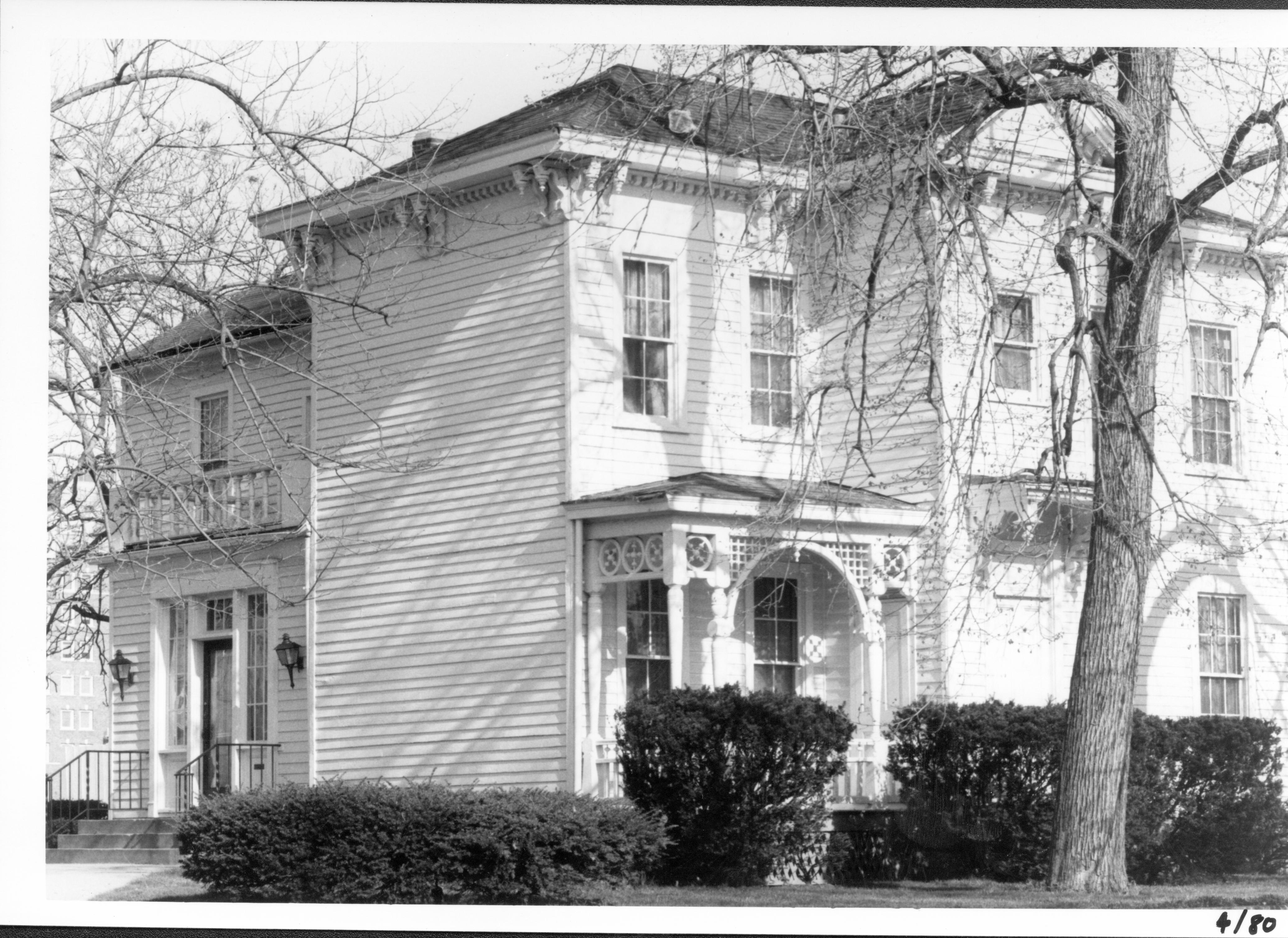 Dean House Lincoln Home NHS- Dean House pre-restoration Dean House, restoration