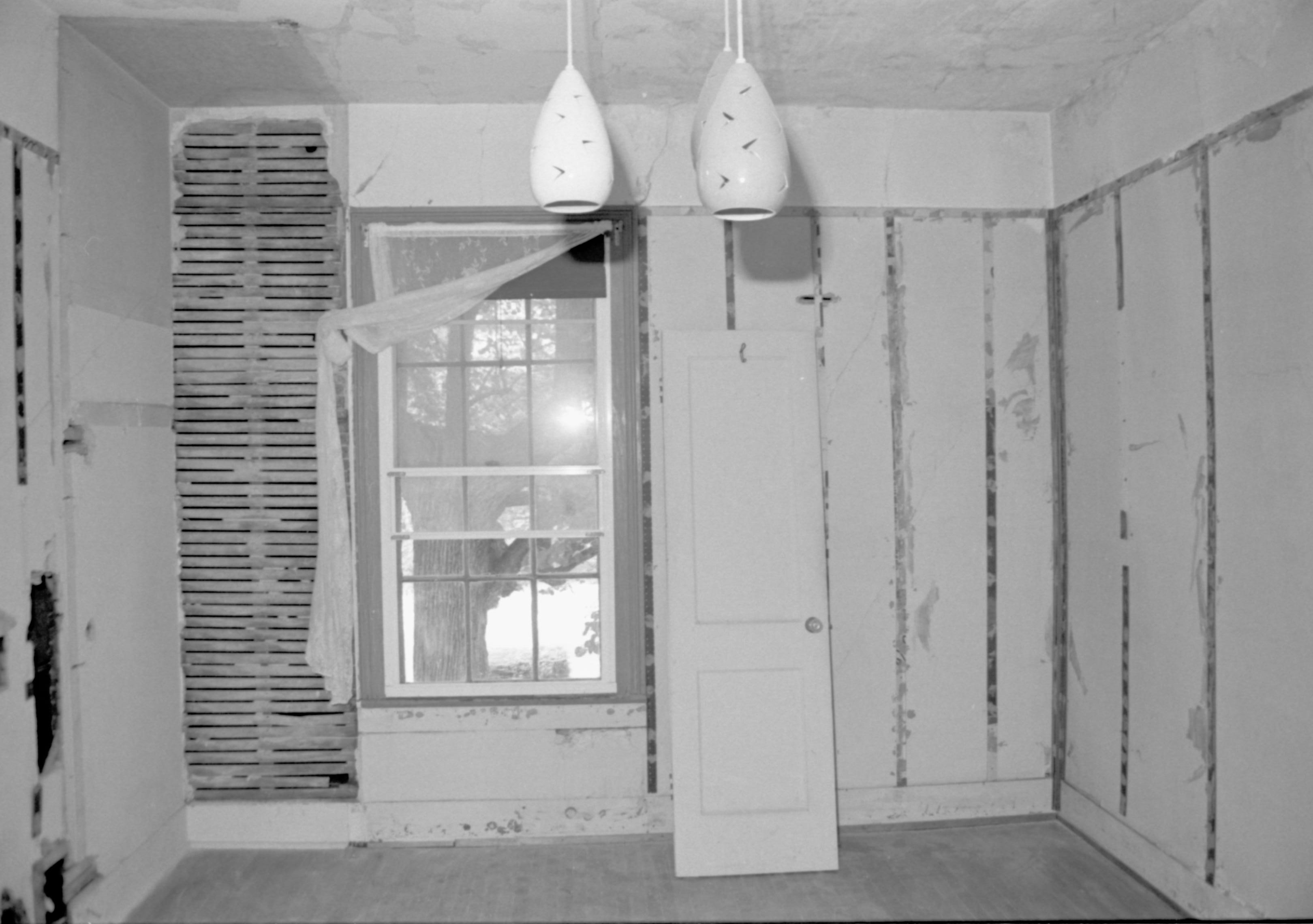 Dean House Lincoln Home NHS- Dean House pre-restoration Dean House, restoration