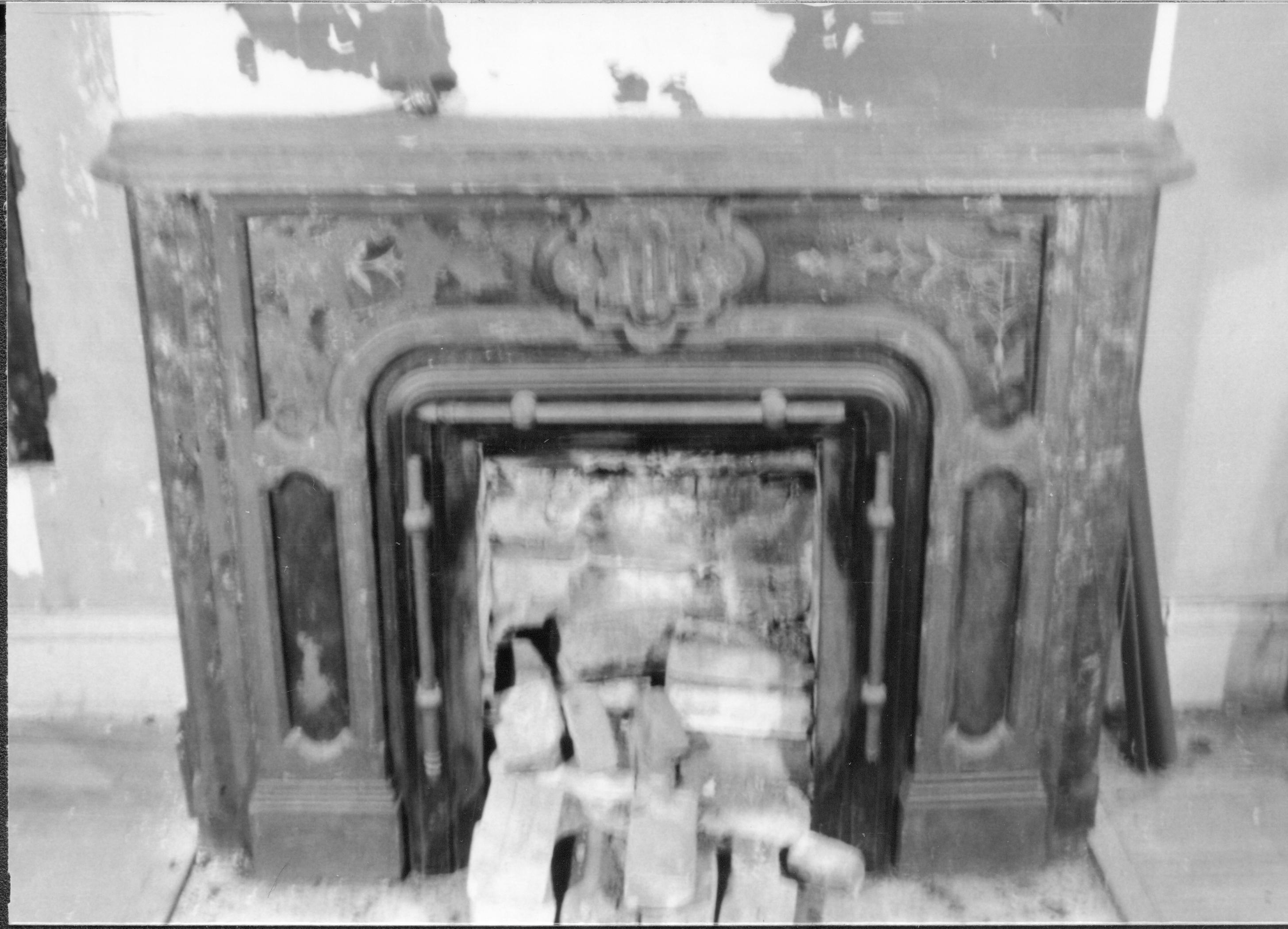 Dean House Lincoln Home NHS- Dean House fireplace north Dean House, fireplace