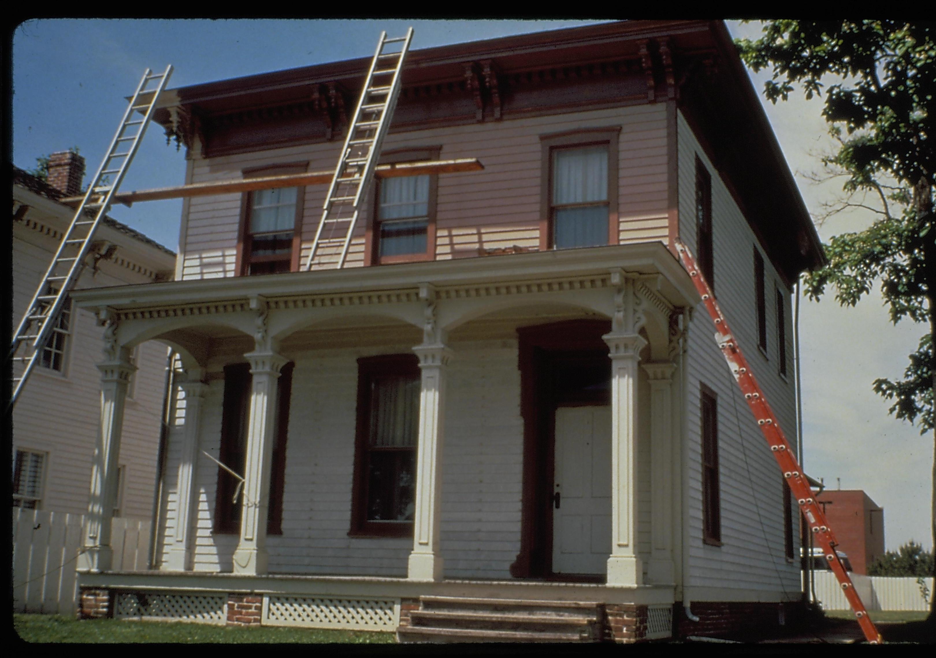 Beedle House painting LIHO NHS, Beedle House, Repro M.F. Beedle House, paint, renovation