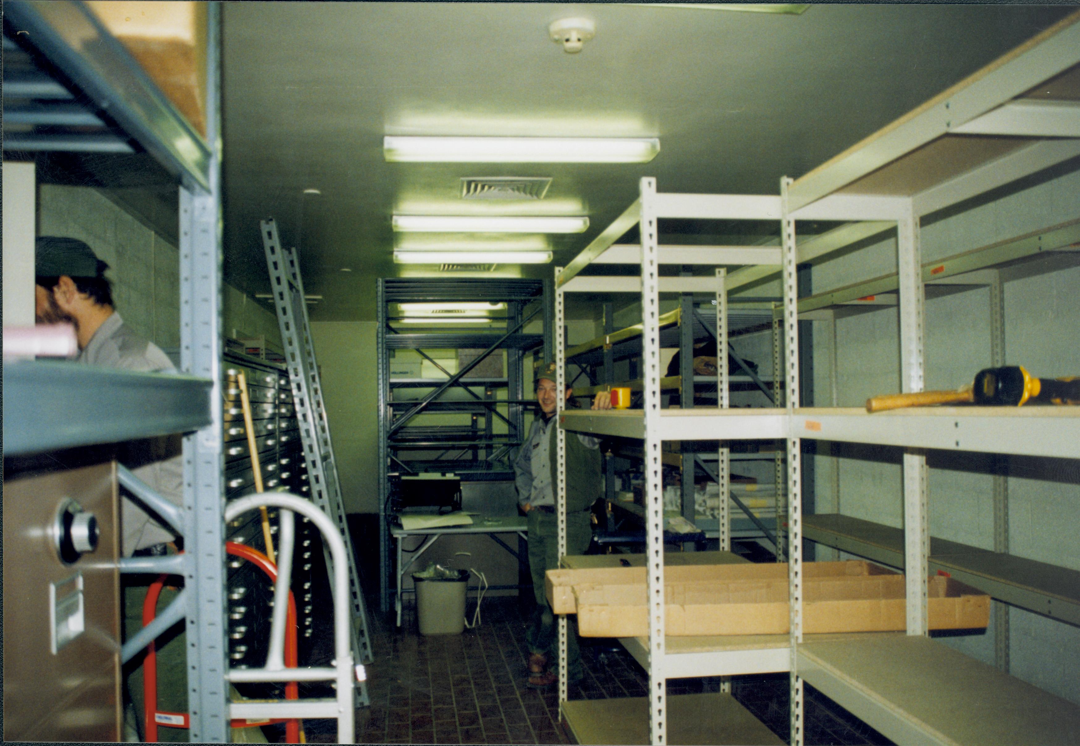 Museum office, storage LIHO NHS, Carriage House, Roll 1998-12 exp 23 Carriage House, storage