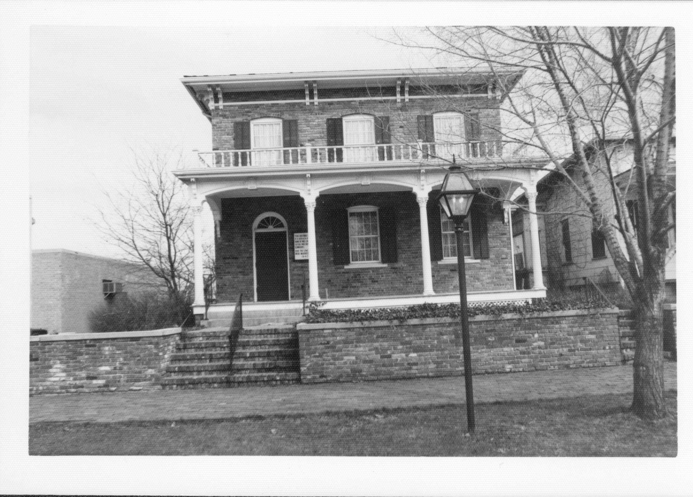 conference center, Ninean Edwards House Lincoln Home NHS- Conference Center, Ninean Edwards House, negative in Shutt House folder conference center, Lincoln