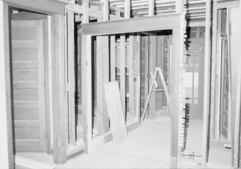 NA Lincoln Home NHS- Cook House, 25 Cook House, renovation
