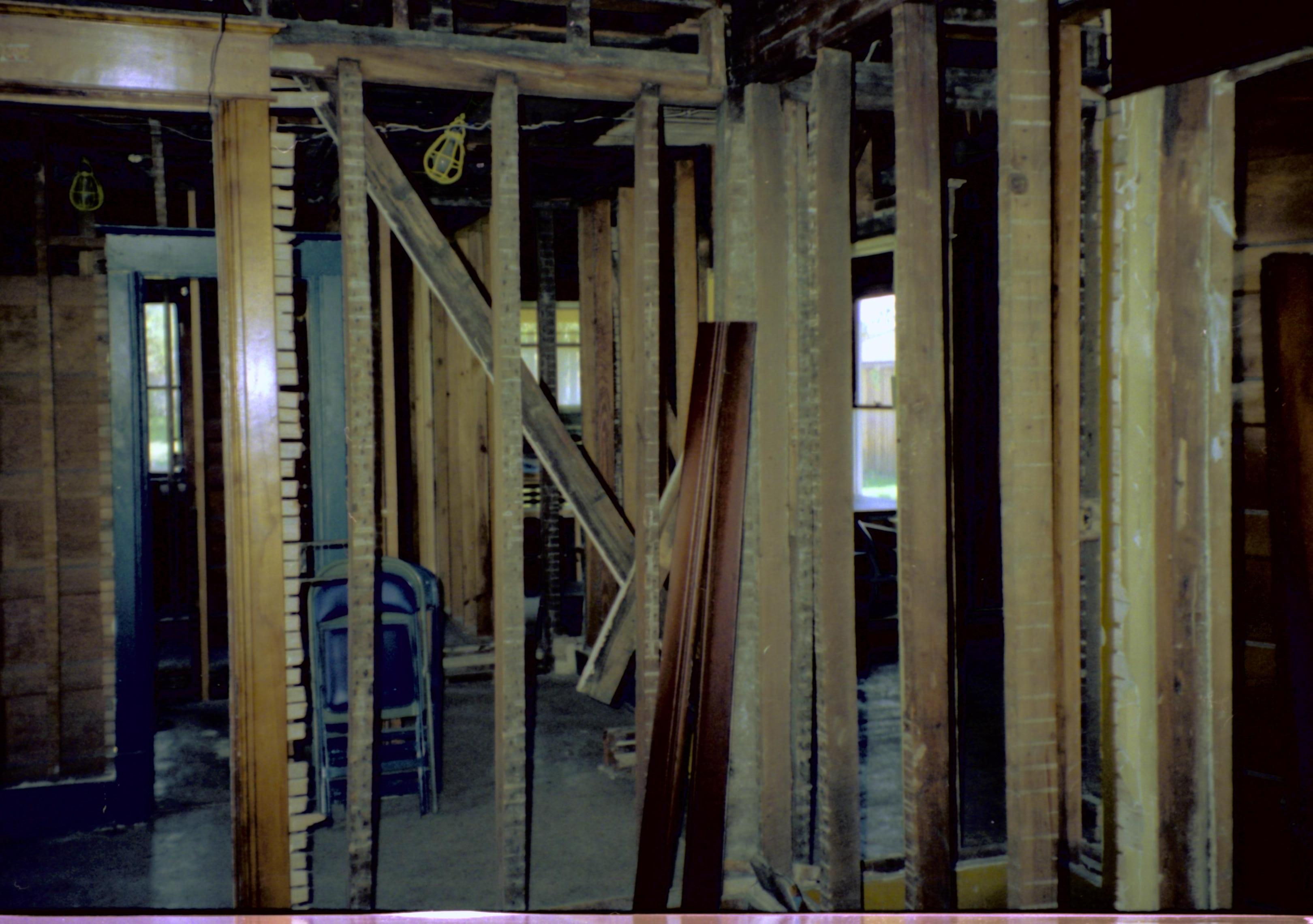 NA Lincoln Home NHS- Cook House, 1989, 114A Cook House, restoration