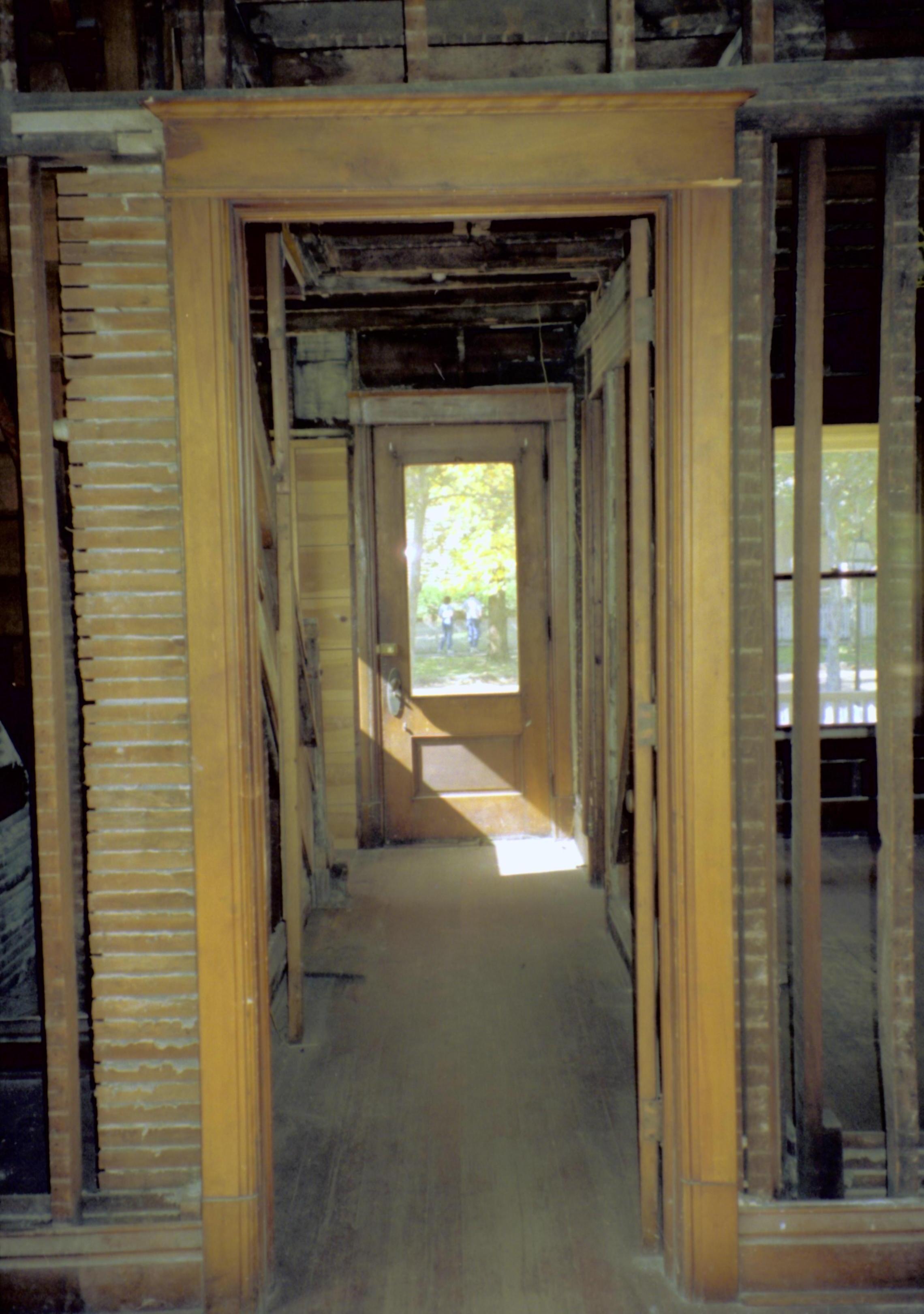 NA Lincoln Home NHS- Cook House, 1989, 114A Cook House, restoration