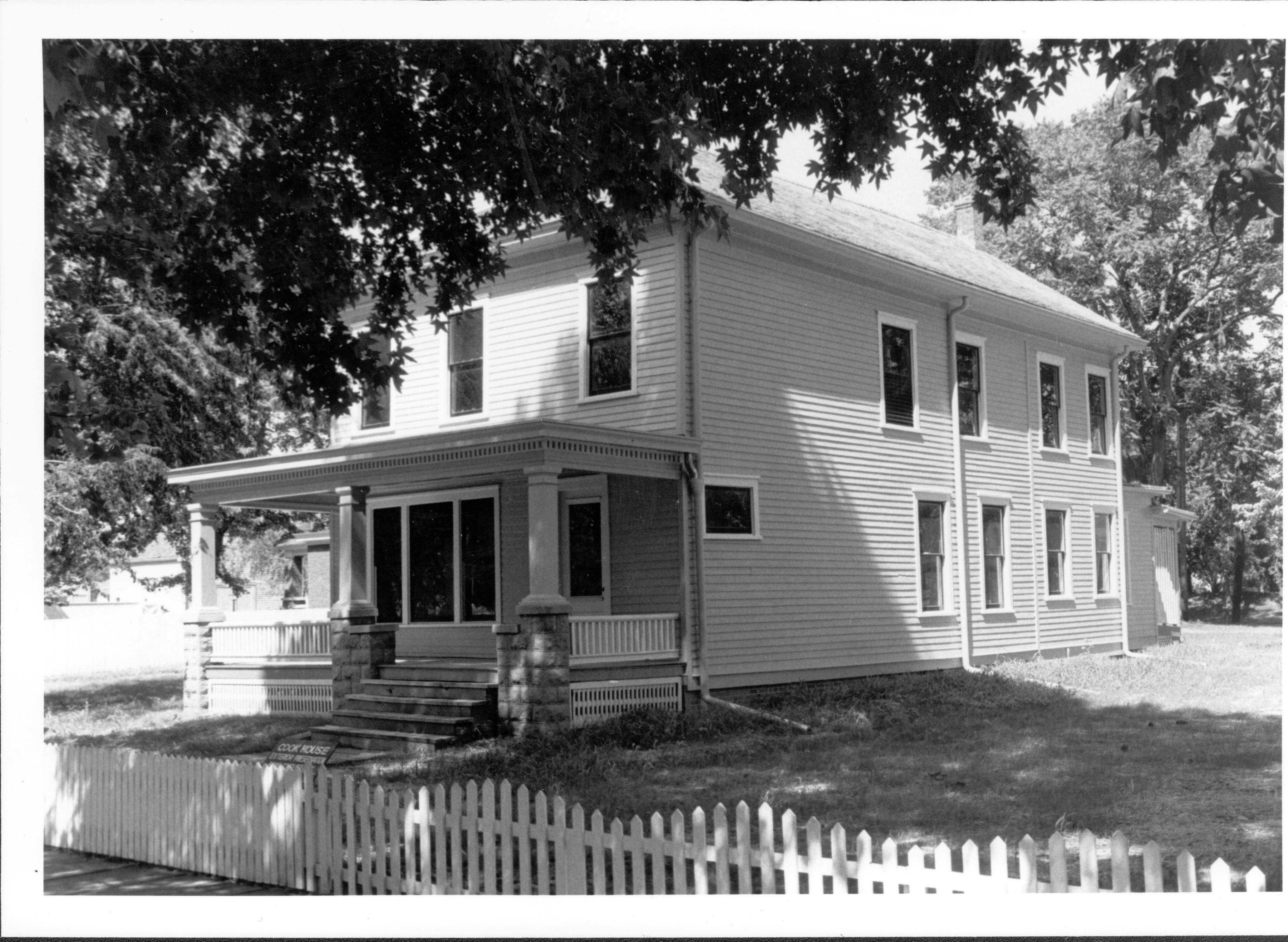 NA Lincoln Home NHS- Cook House, restoration, 90-7-2 Cook House, restoration