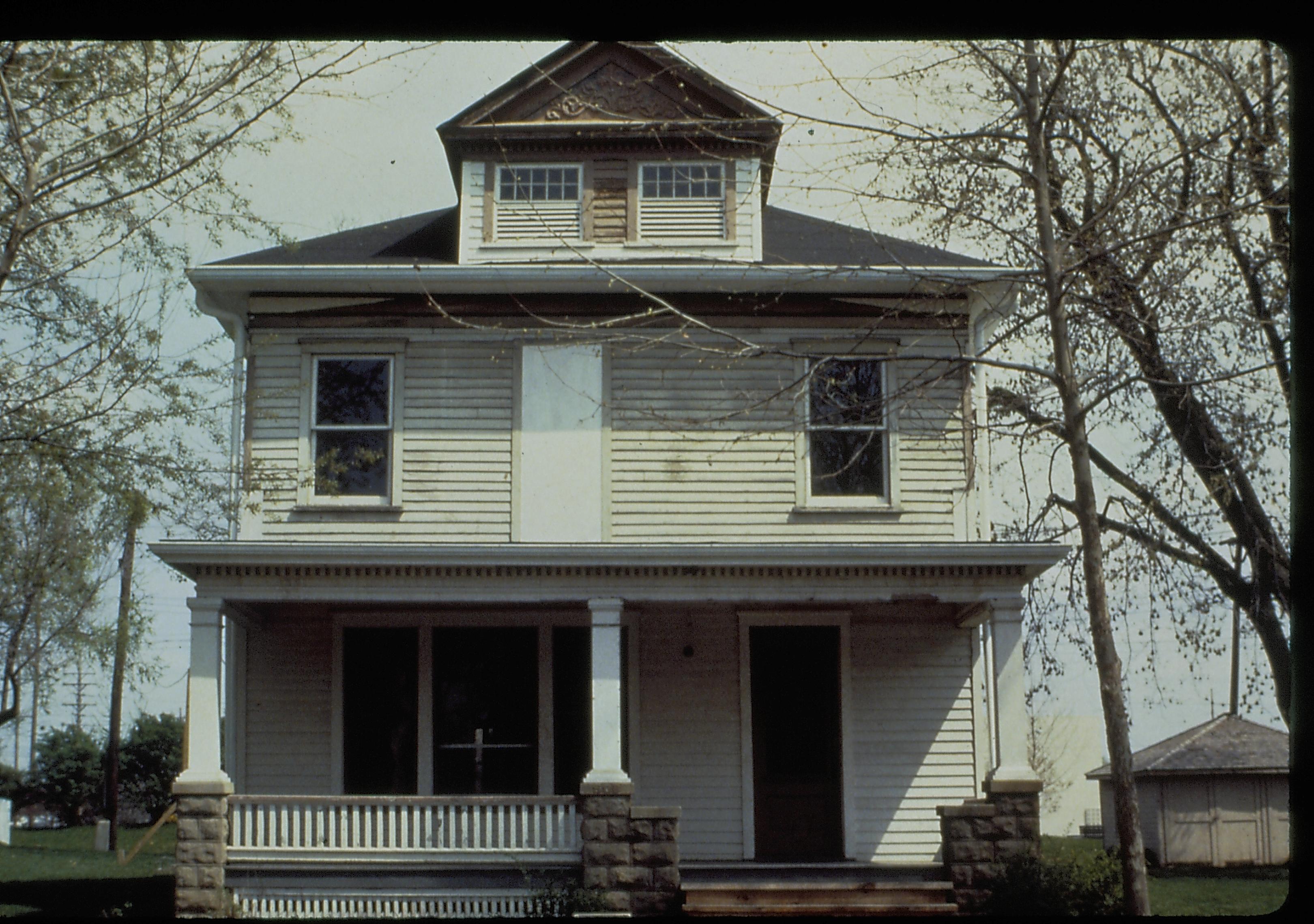 Cook House before painting Lincoln Home NHS- Cook House, 108, Repro M.F., CAT 51 Cook House, restoration