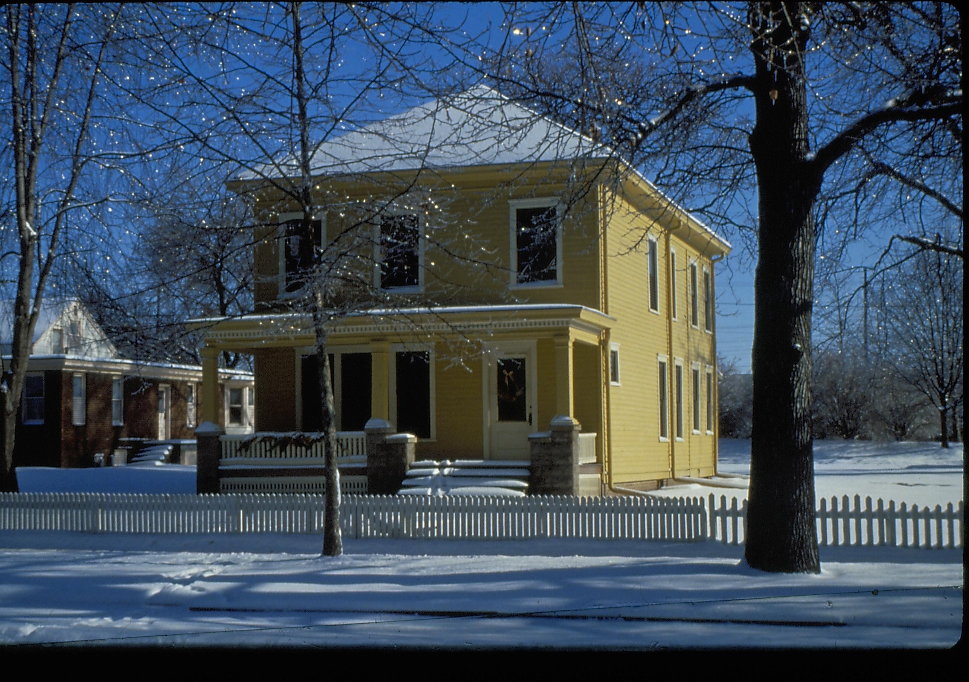 Cook House Lincoln Home NHS- Cook House Cook House, restoration, snow