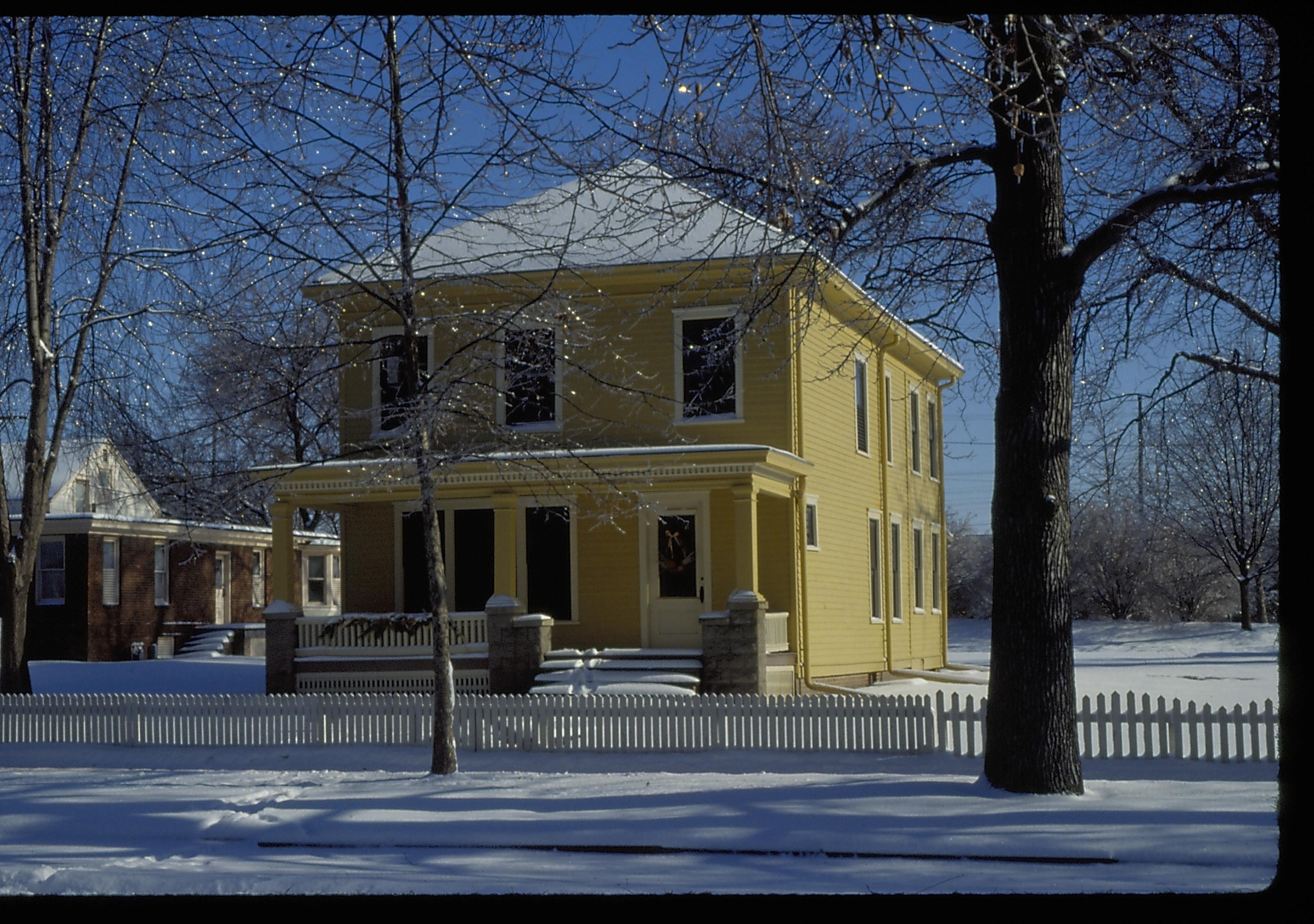 Cook House Lincoln Home NHS- Cook House Cook House, restoration, snow