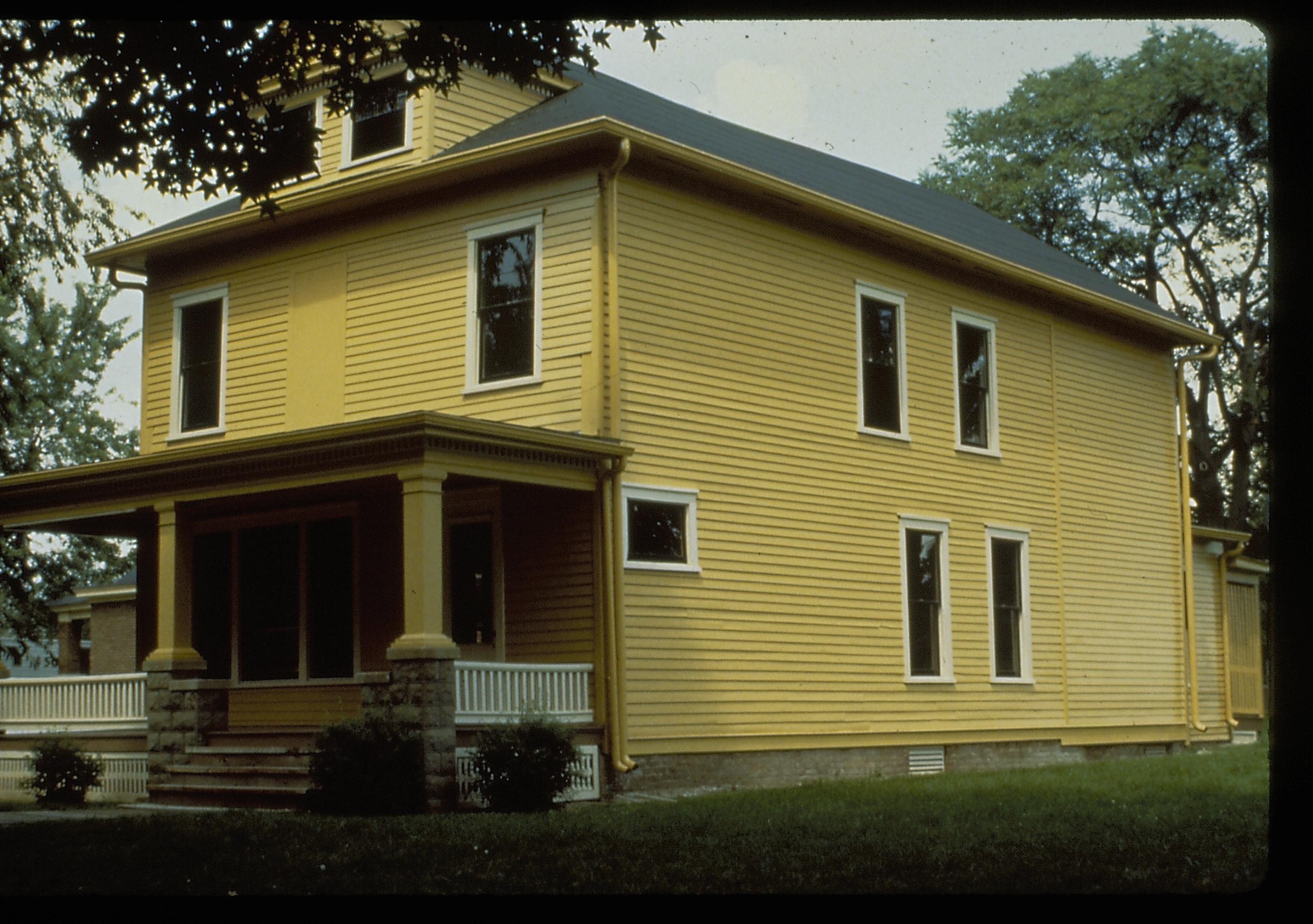 Cook House after painting Lincoln Home NHS- Cook House, repro M.F. Cook House, renovation