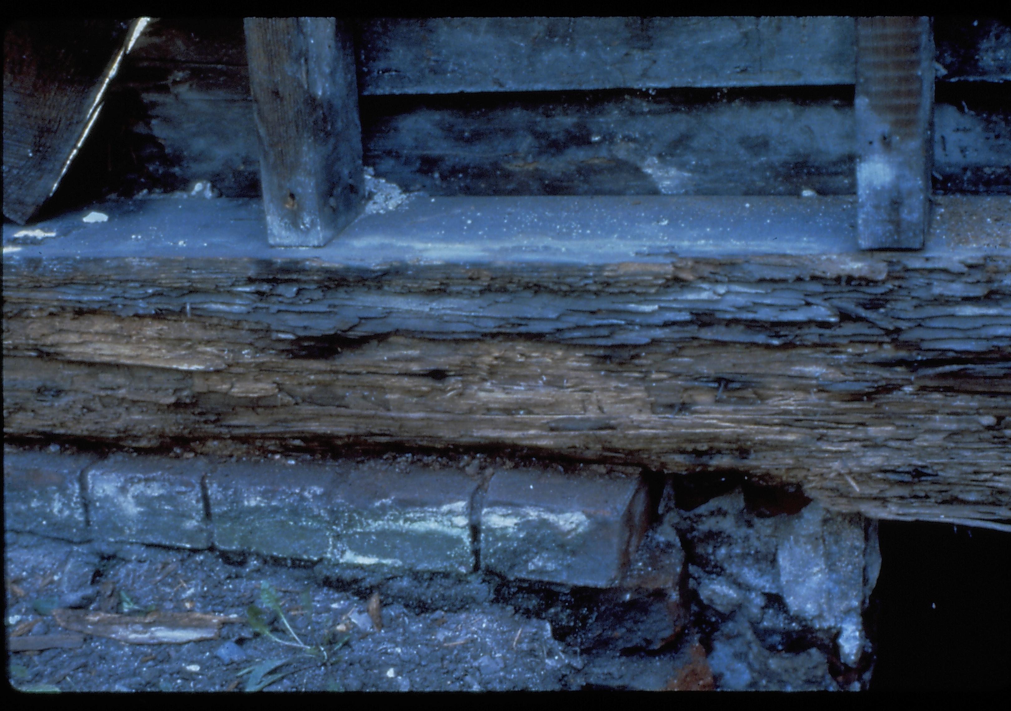 Cook House deteriorated sill Lincoln Home NHS- Cook House Cook House, renovation