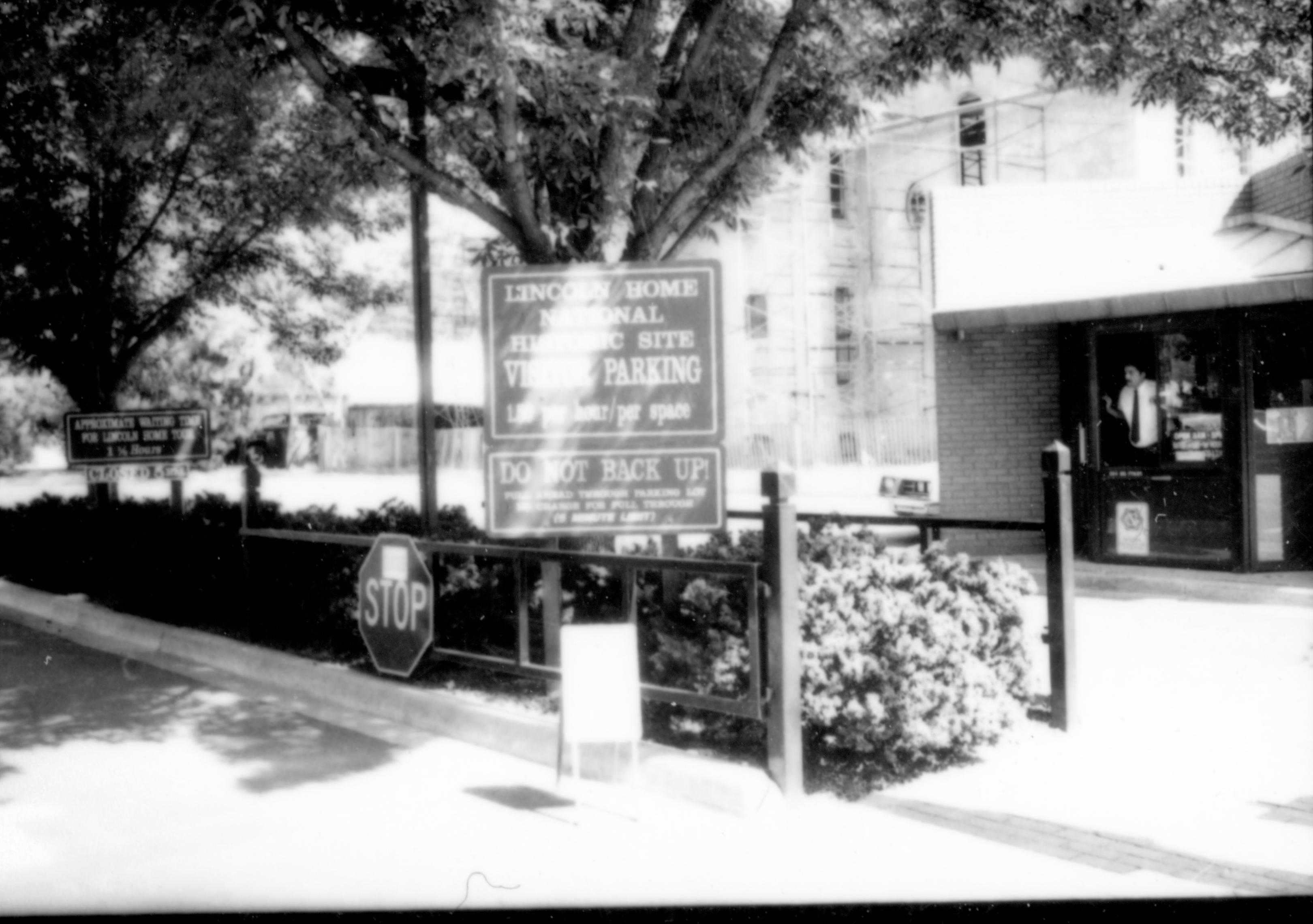 NA Lincoln Home NHS- Cook House, 55c, 90-7-2 Cook House, renovation, sign