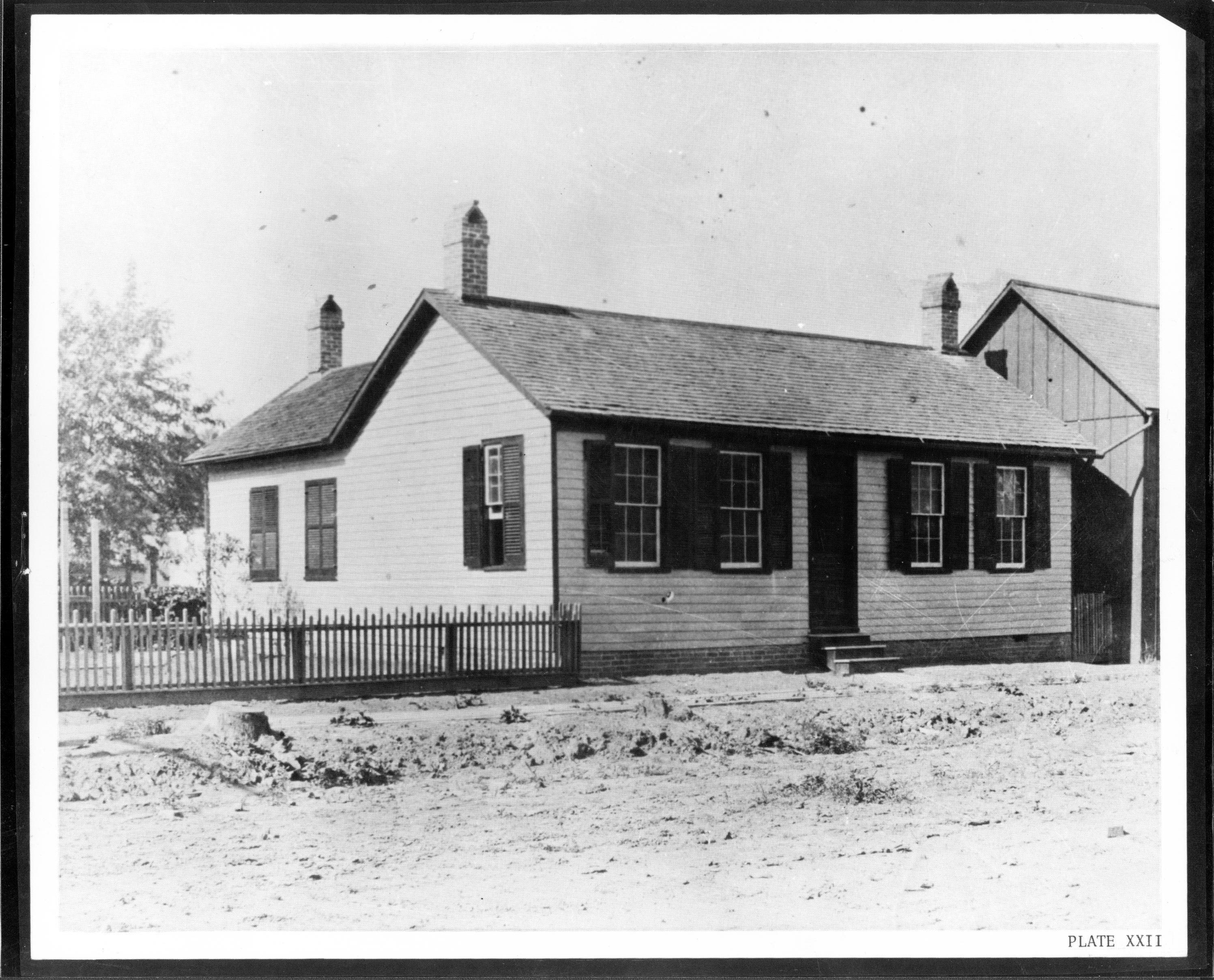 exterior of Corneau House history Lincoln Home NHS- Corneau House, history, plate 22 Corneau House, history