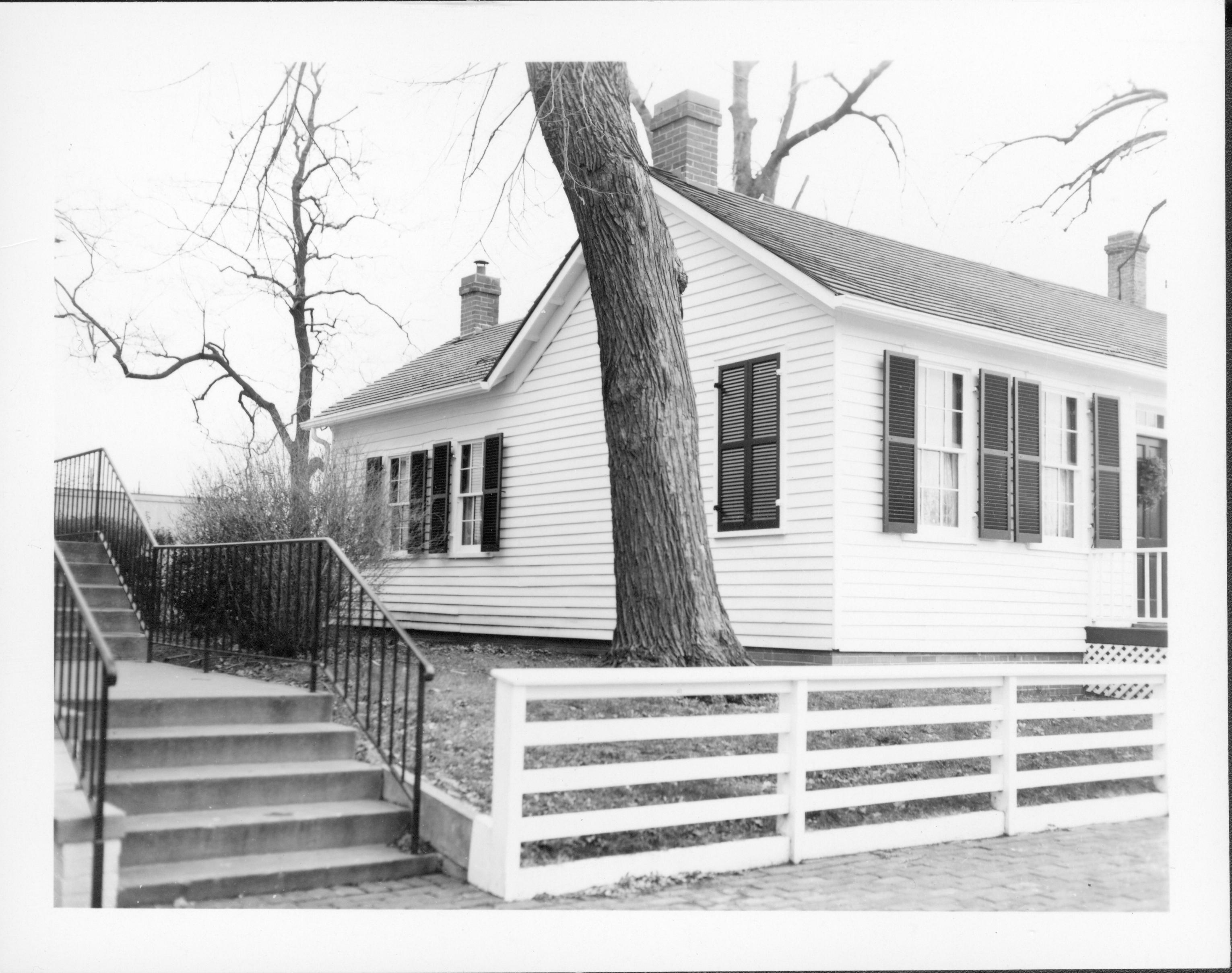 Corneau House,  Lincoln Home NHS- Corneau House, neg #3 class #344, pic 3 class 1 Corneau House, history