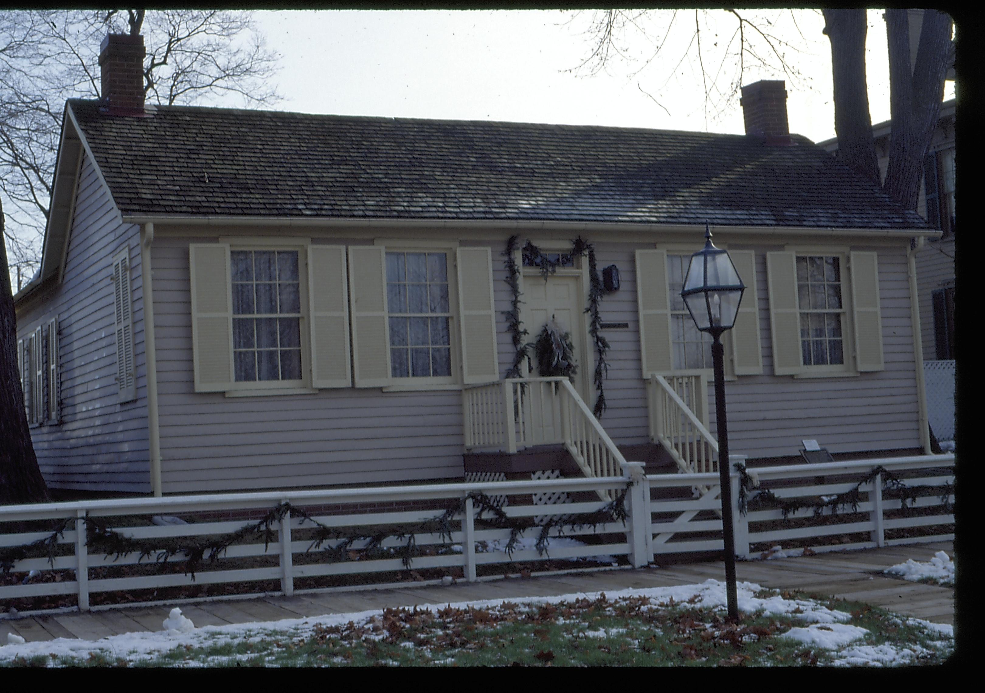 Christmas Corneau House Lincoln Home NHS- Corneau House, 7 Corneau House