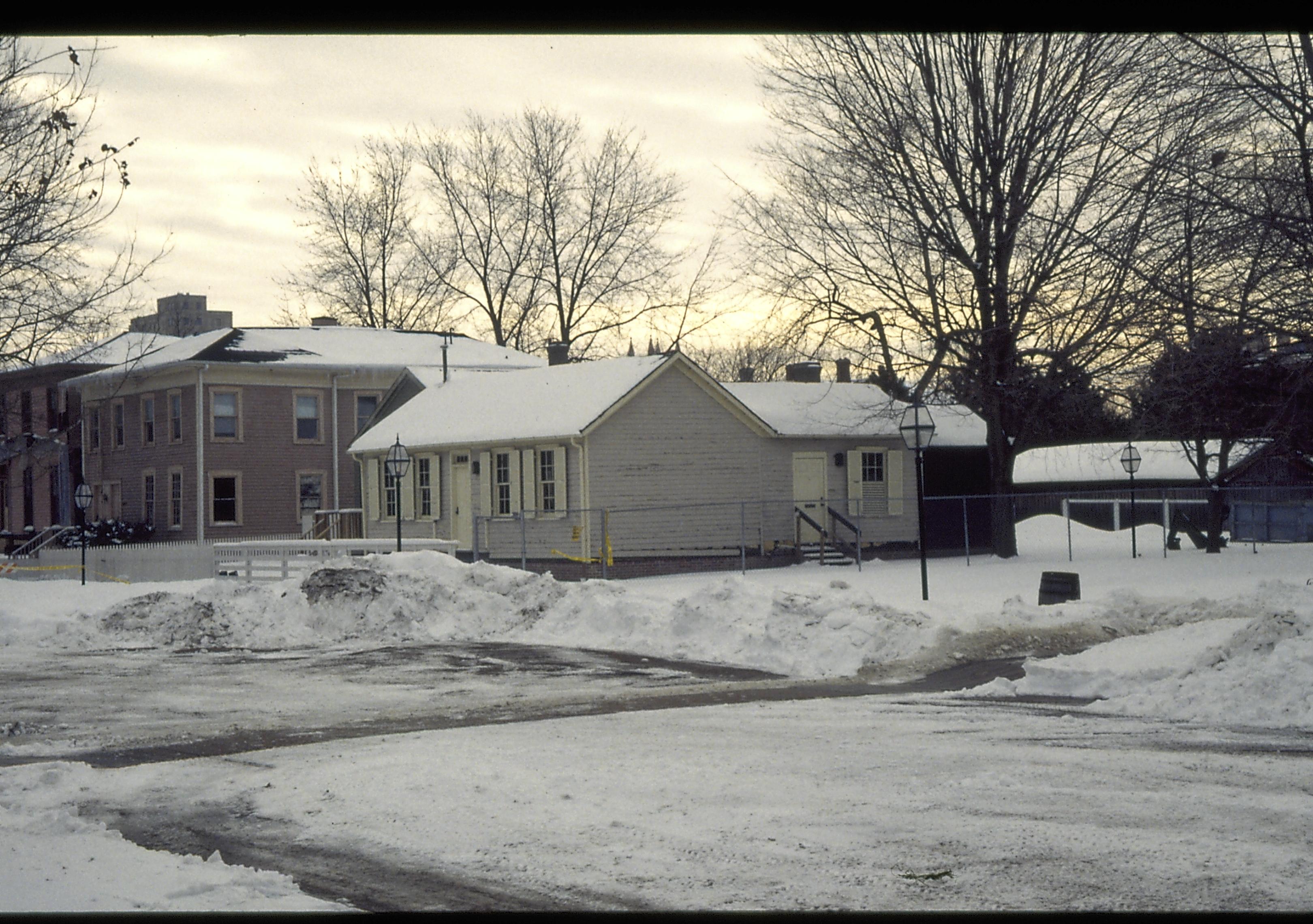 Corneau House Lincoln Home NHS- Corneau House Corneau House, renovation, snow