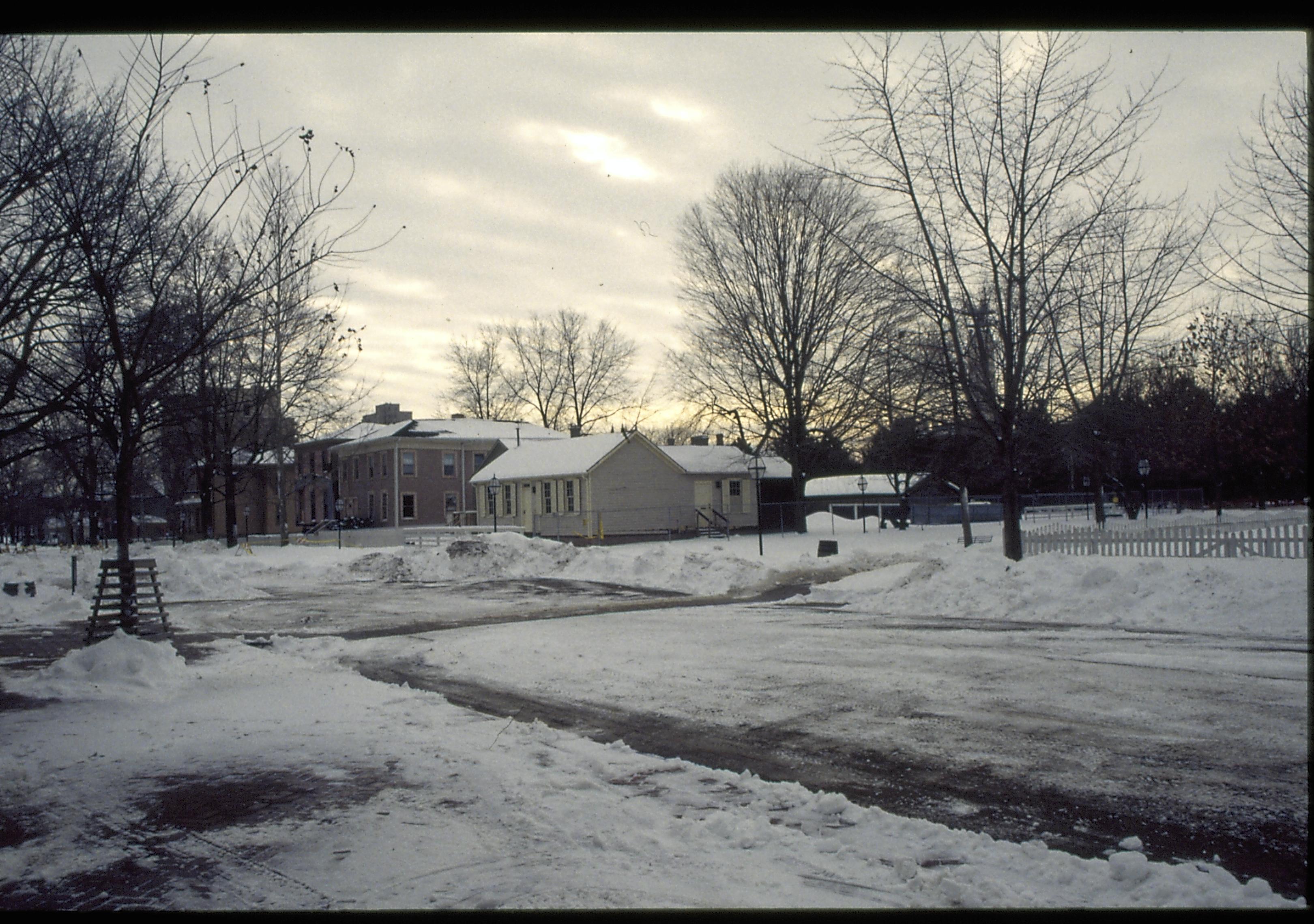 Corneau House Lincoln Home NHS- Corneau House Corneau House, renovation, snow