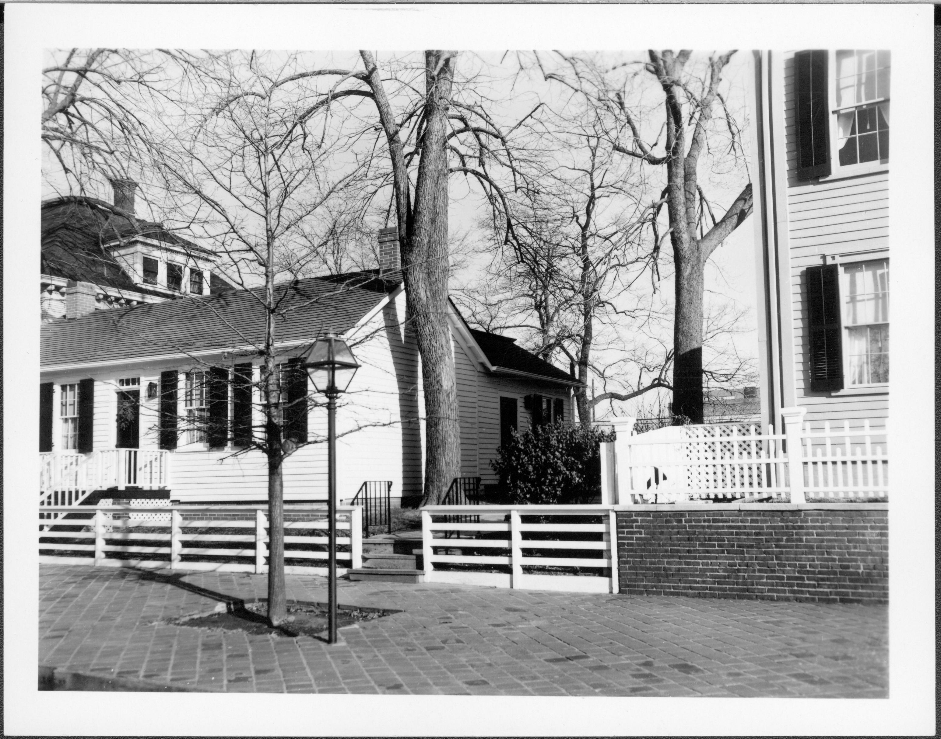 Corneau House  Lincoln Home NHS- Corneau House, neg #2 class #344, pic 1 class 2 Corneau House, history