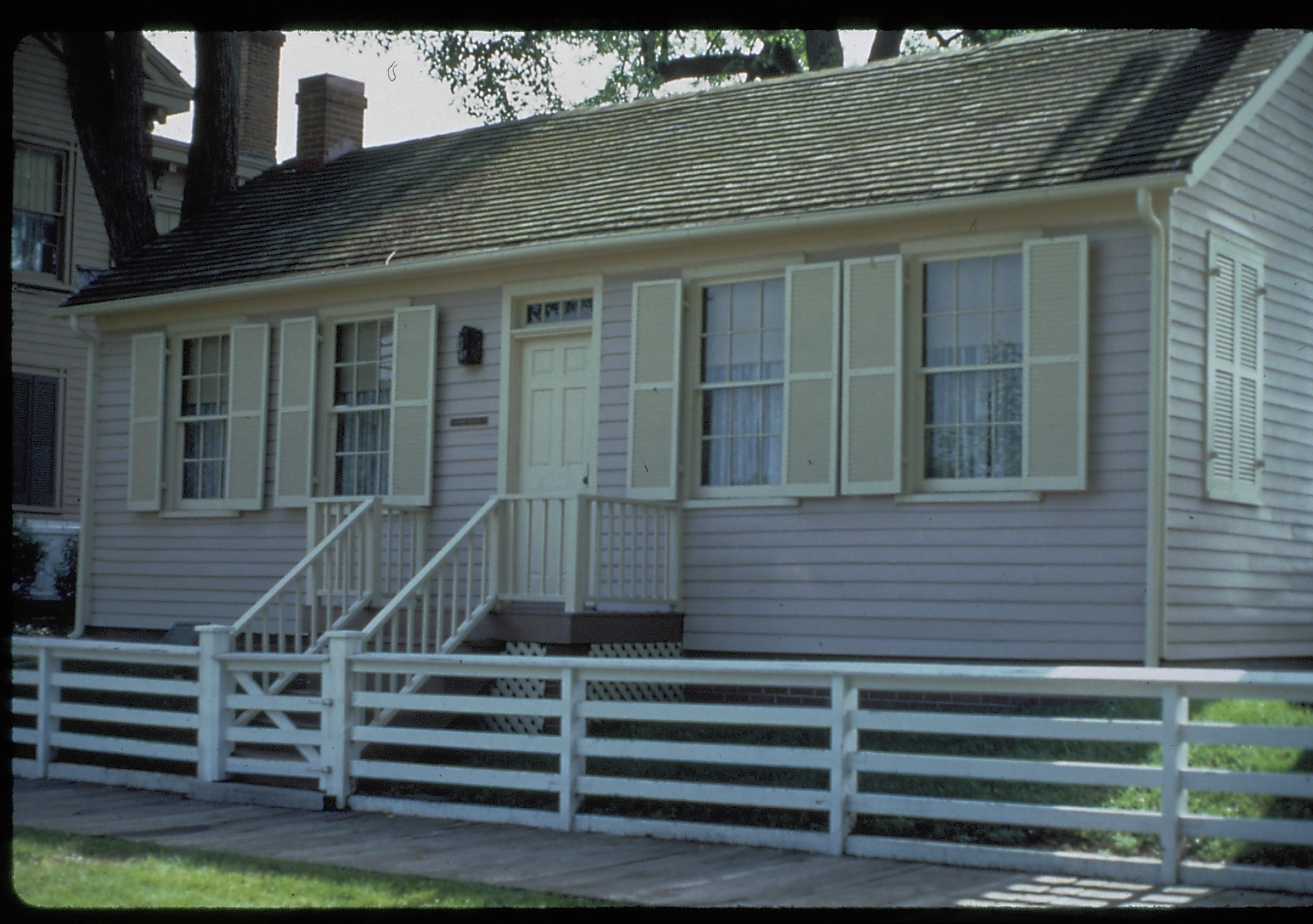 Corneau House Lincoln Home NHS- Corneau House, repro m.f. Corneau House