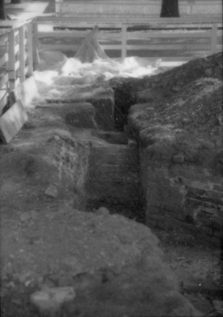 Corneau House Lincoln Home NHS- Corneau House archeology Corneau House, archeology