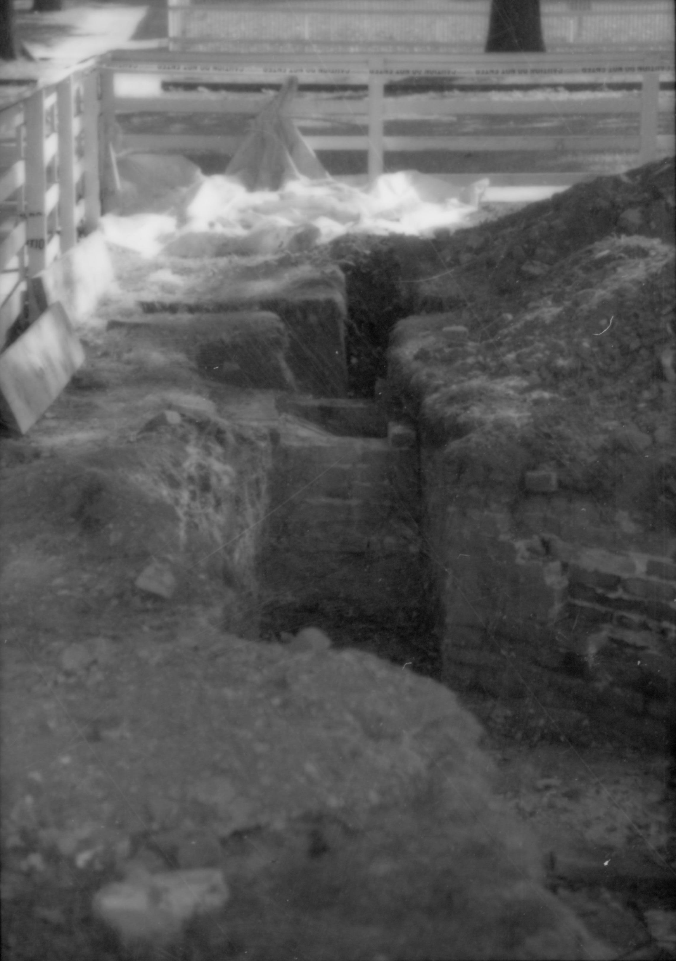 Corneau House Lincoln Home NHS- Corneau House archeology Corneau House, archeology