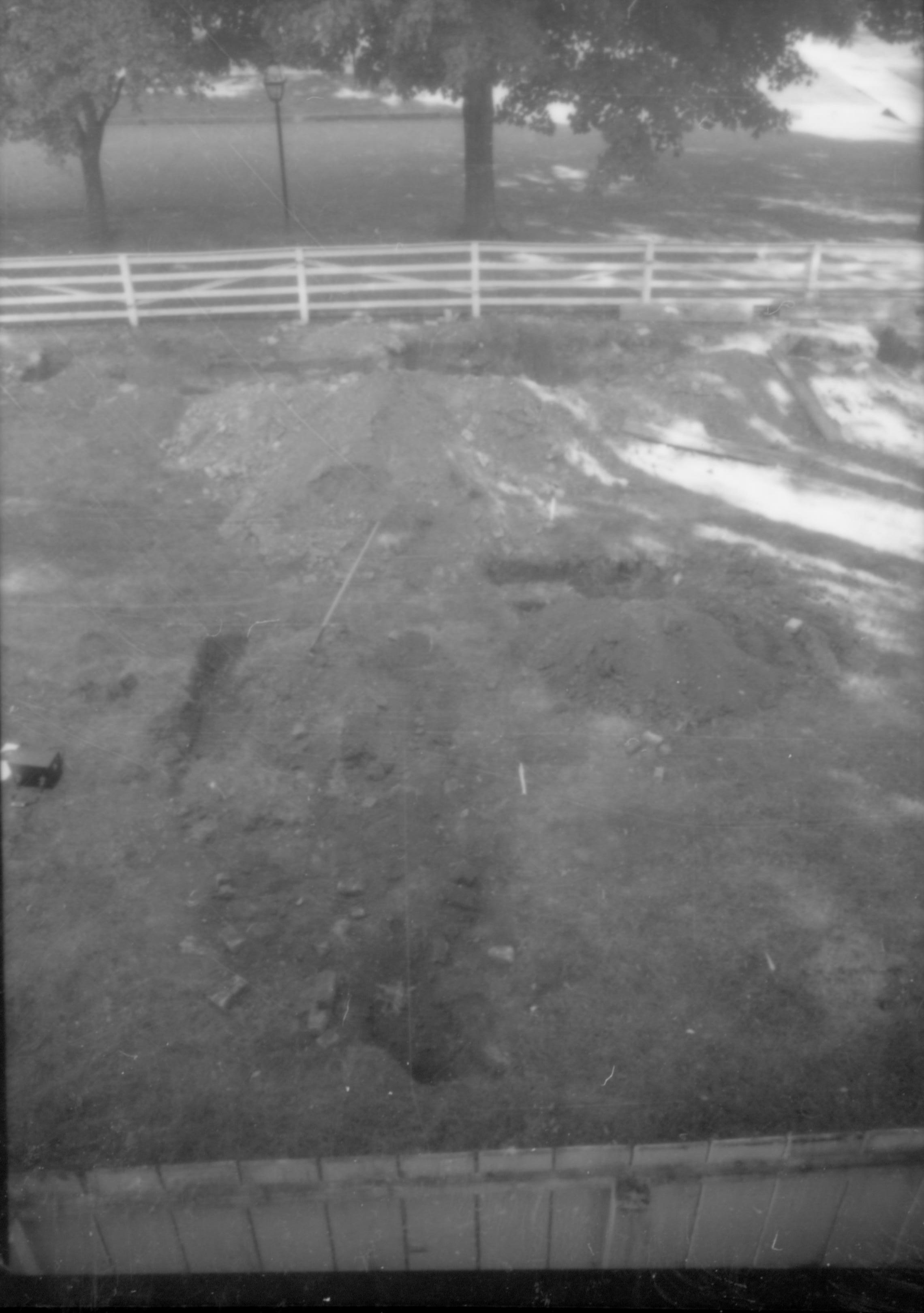 Corneau House Lincoln Home NHS- Corneau House archeology Corneau House, archeology