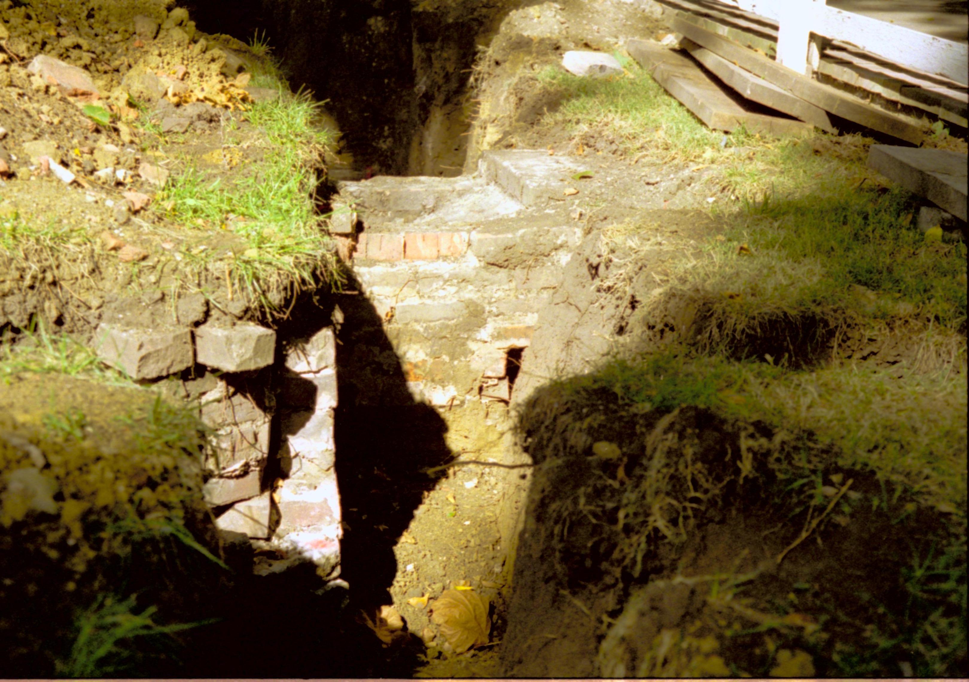 Corneau House Lincoln Home NHS- Corneau House archeology Corneau House, archeology