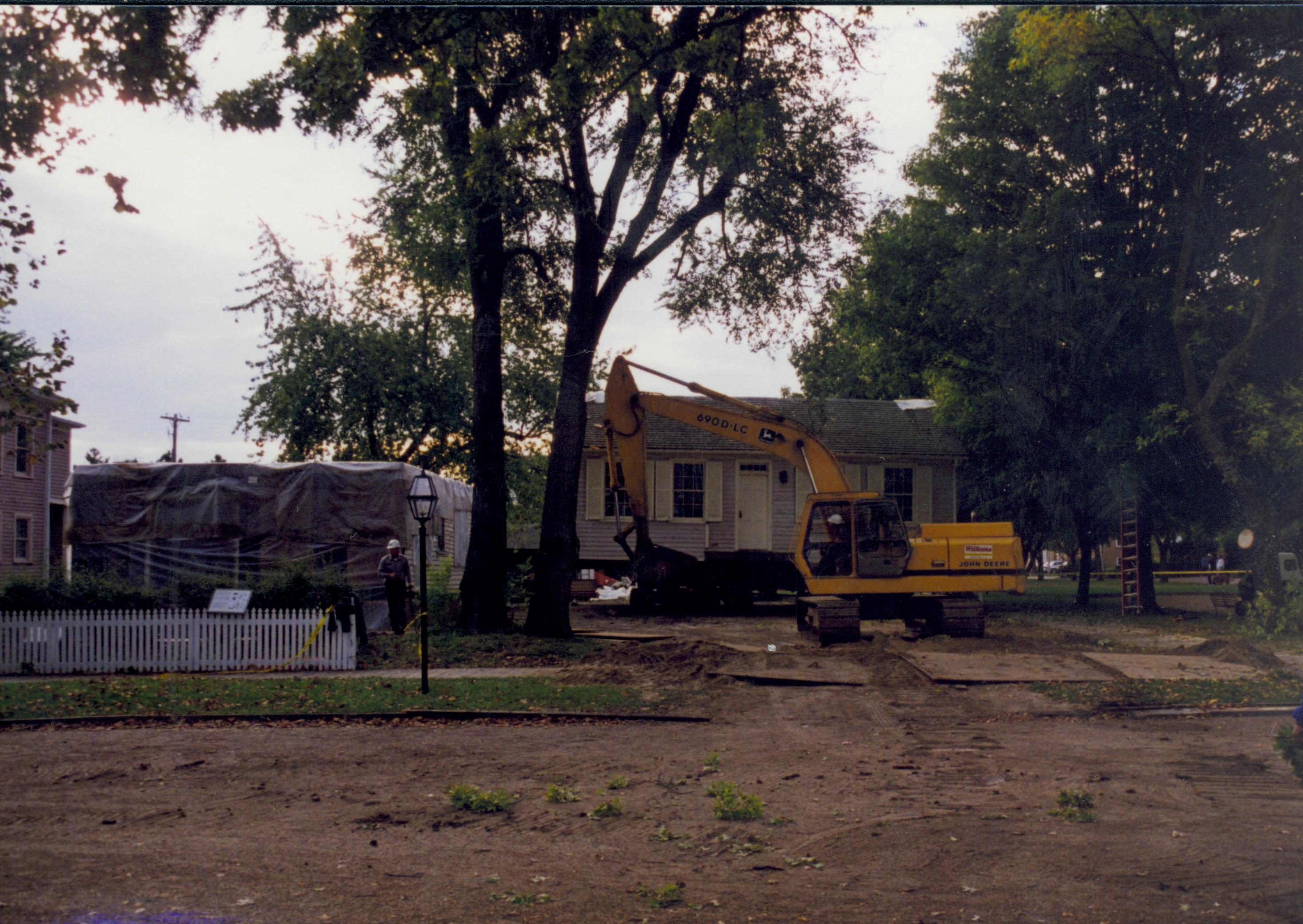 Corneau House move and heavy machinery Lincoln Home NHS- Corneau House move, exp 10 Corneau House, move