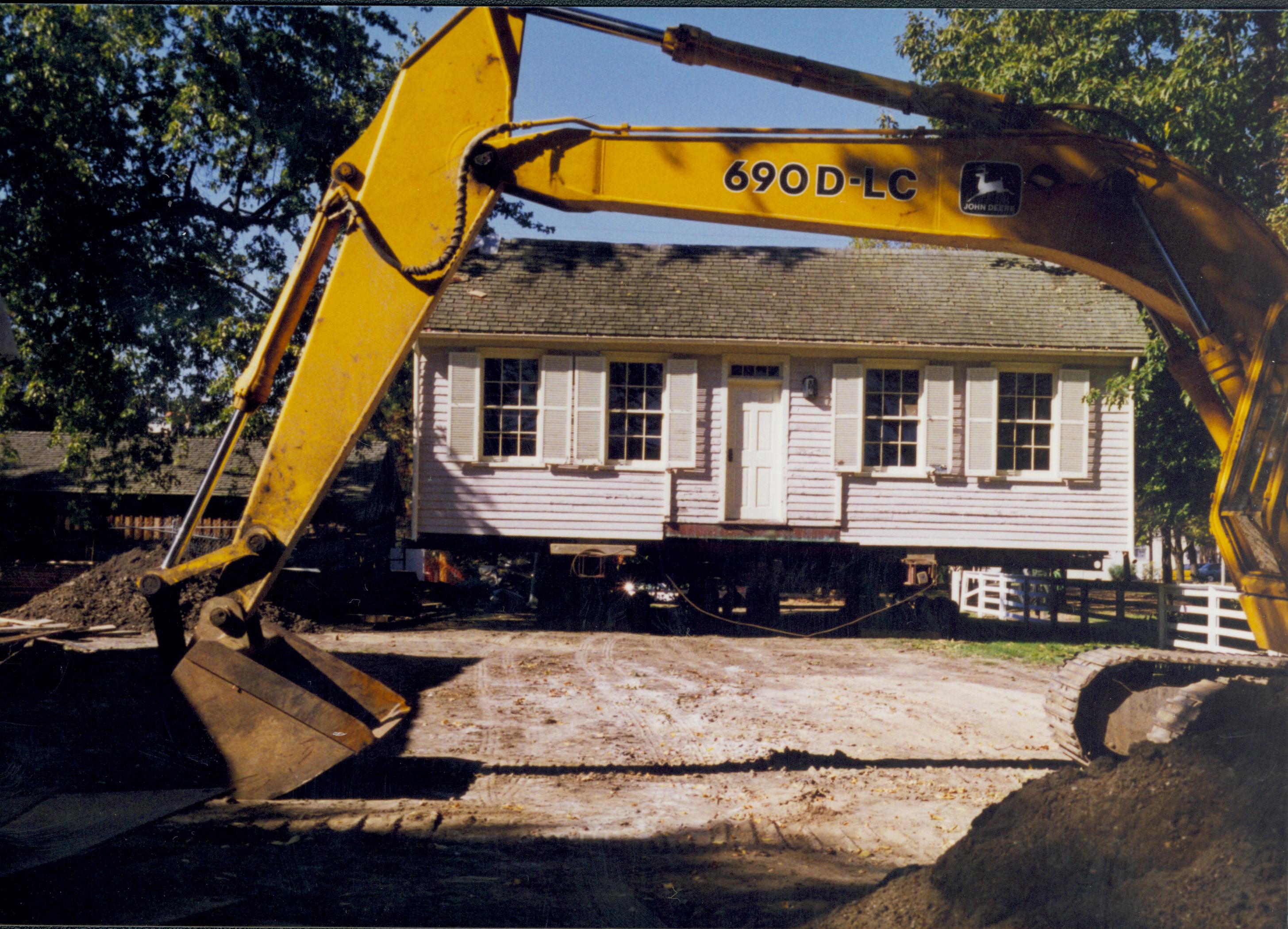 Corneau House move and heavy machinery Lincoln Home NHS- Corneau House move, exp 11 Corneau House, move