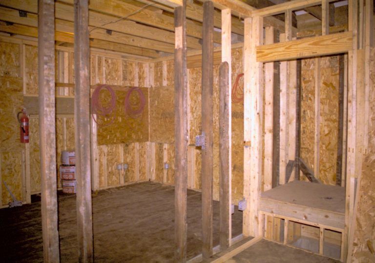 Standing in entry, looking at Northwest corner of West room (109) Lincoln Home NHS- Corneau House Restoration, roll N4 exp 27 Sprigg House, restoration
