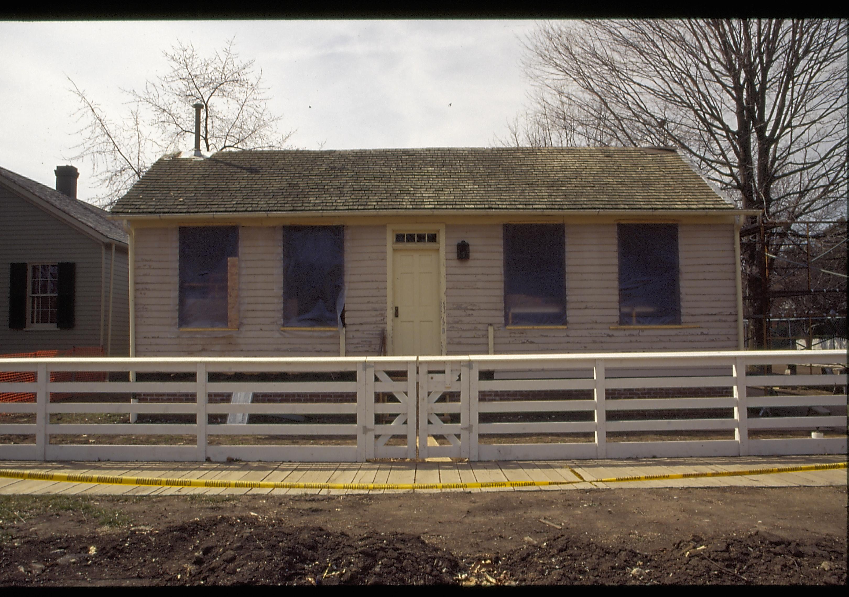 Corneau House Lincoln Home NHS- Corneau House Restoration, roll 1999-3 exp 1 Corneau House, restoration