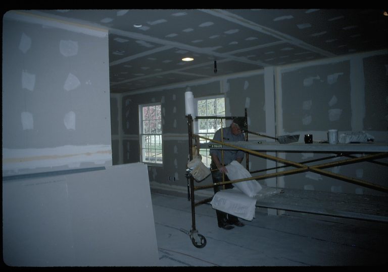 Corneau House windows Lincoln Home NHS- Corneau House Restoration, roll 2000-3 exp 12 Corneau House, renovation