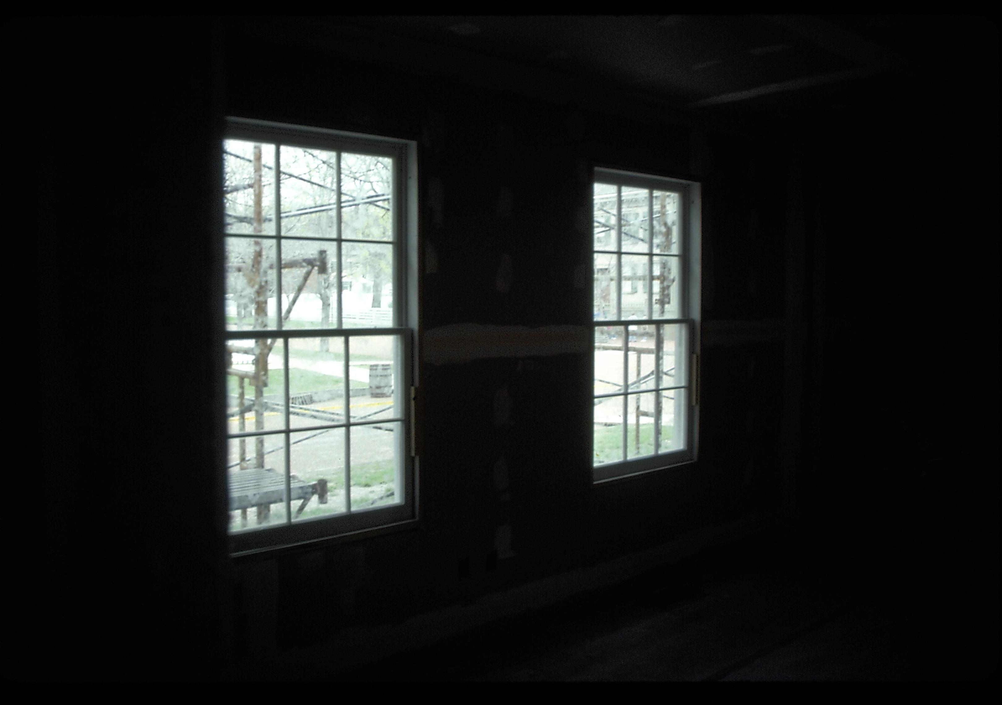 Corneau House windows Lincoln Home NHS- Corneau House Restoration, roll 2000-3 exp 13 Corneau House, renovation