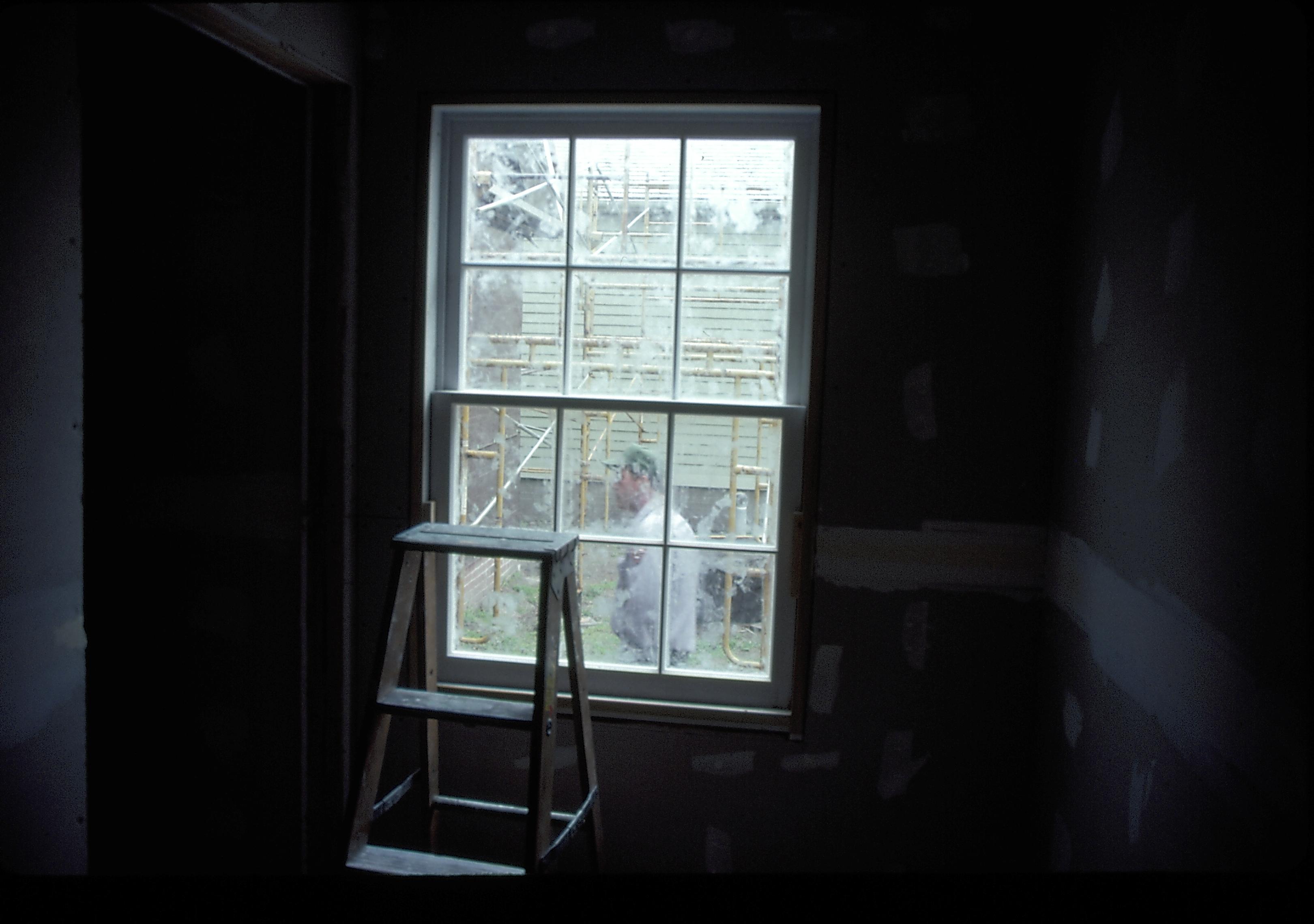 Corneau House windows Lincoln Home NHS- Corneau House Restoration, roll 2000-3 exp 15 Corneau House, renovation