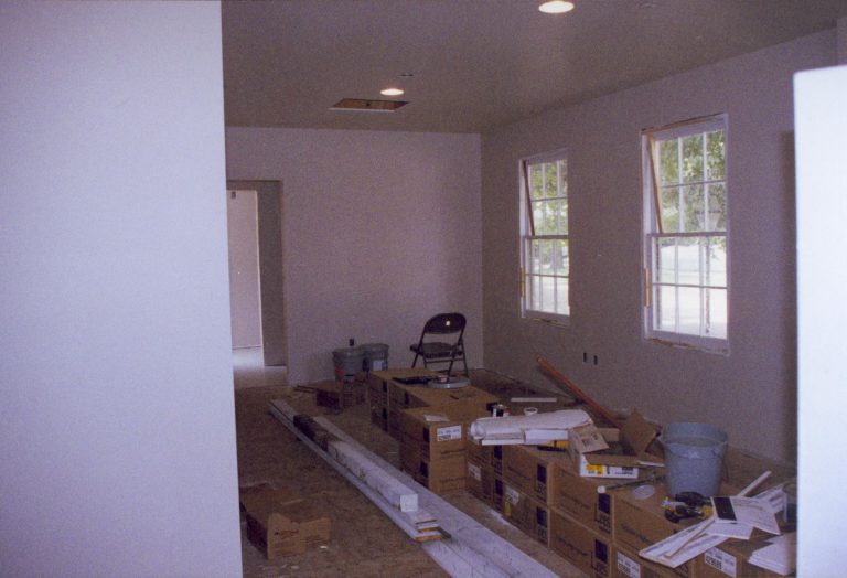 Corneau House, north section Lincoln Home NHS- Corneau House Restoration, roll 2000-7 exp 20 Corneau House, renovation