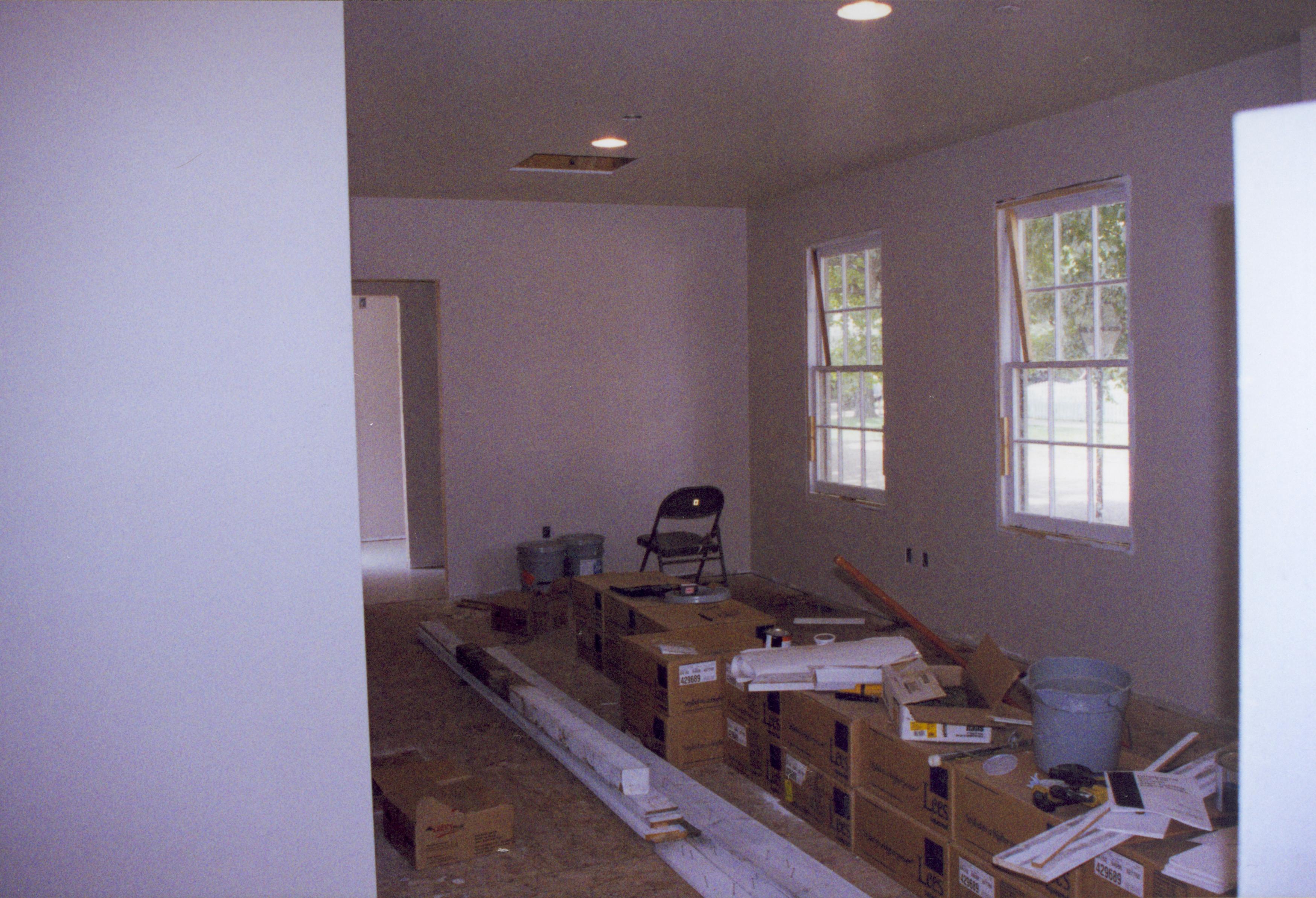 Corneau House, north section Lincoln Home NHS- Corneau House Restoration, roll 2000-7 exp 20 Corneau House, renovation